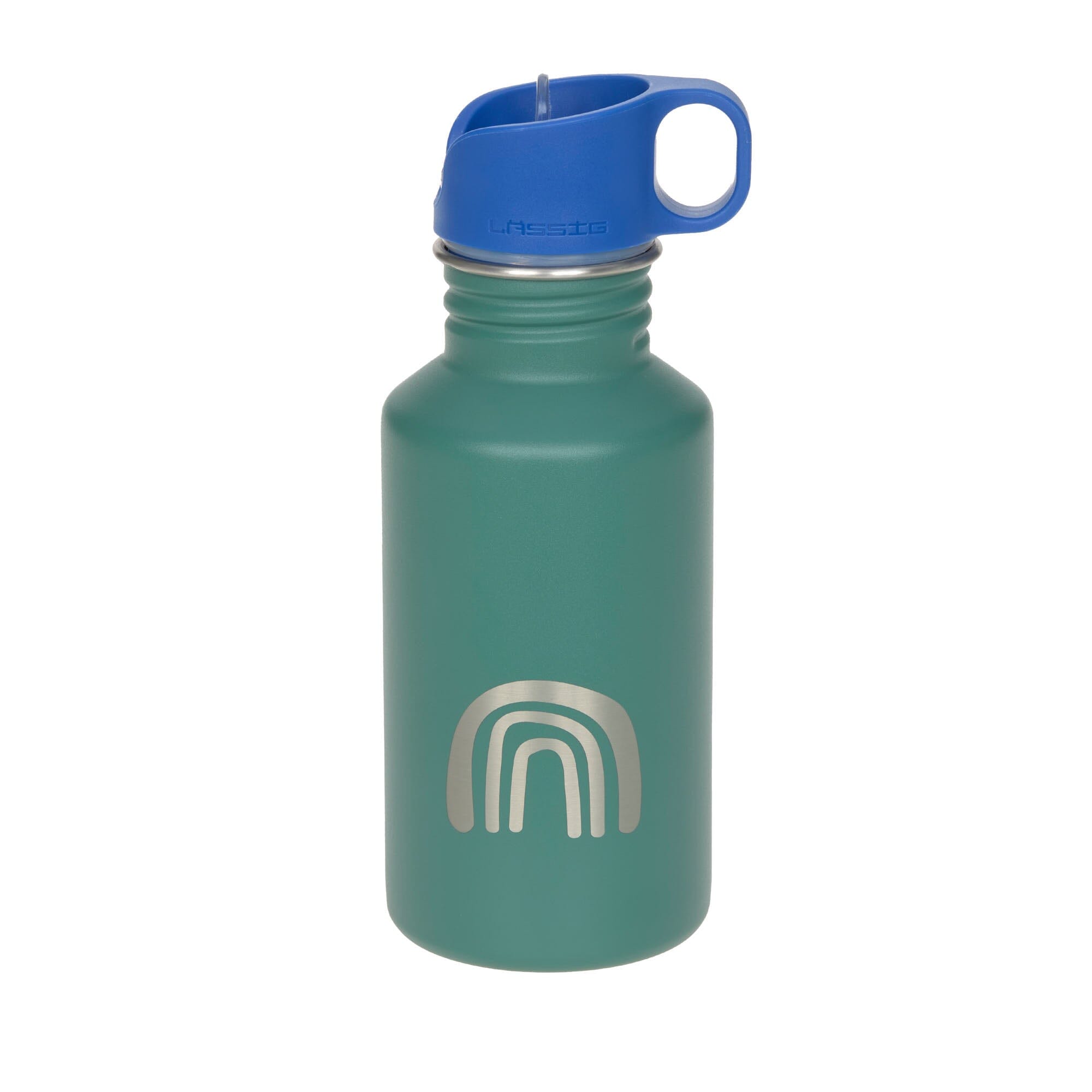 Edelstahl Trinkflasche "Little Gang" Trinkflasche Lässig Regenbogen Grün