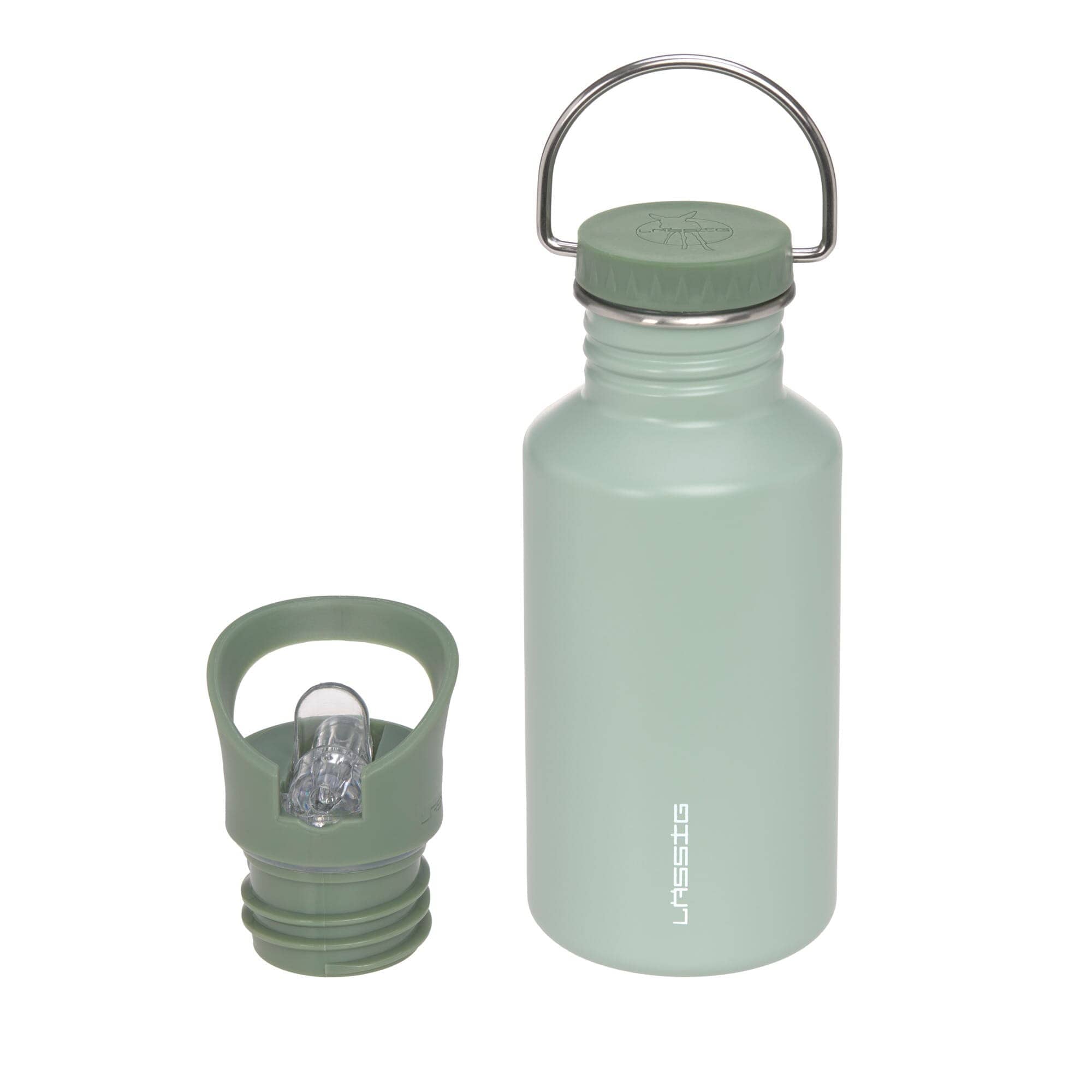 Edelstahl Trinkflasche "Unique" Trinkflasche Lässig Grün