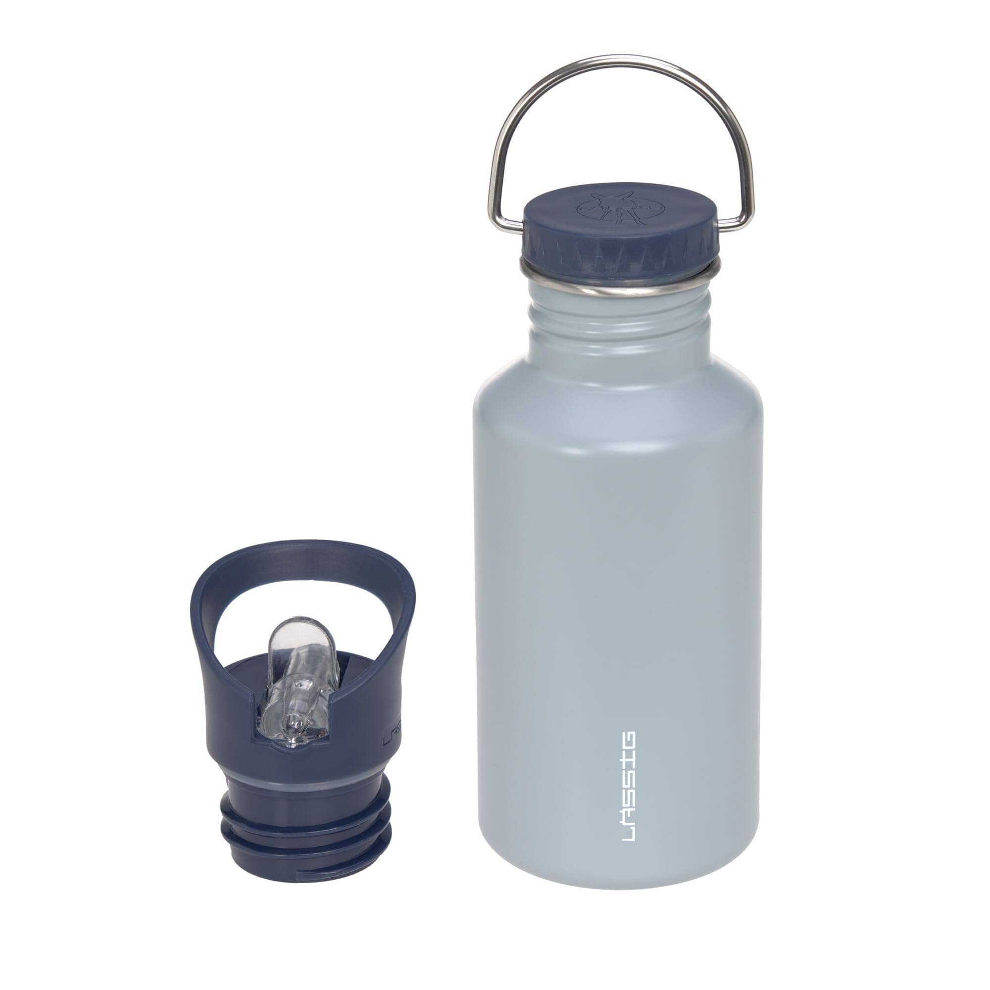 Edelstahl Trinkflasche "Unique" Trinkflasche Lässig Hellblau