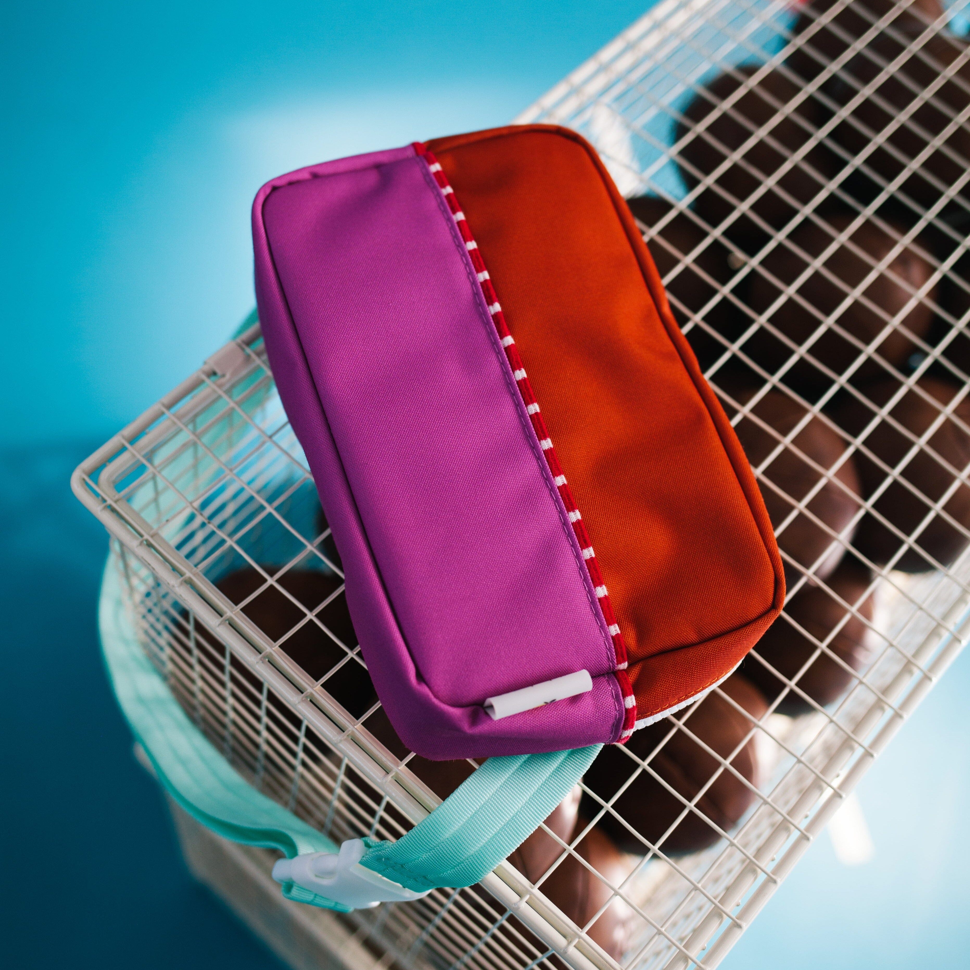 Fanny Pack "better together" Bauchtaschen Sticky Lemon gravel orange + rosette pink