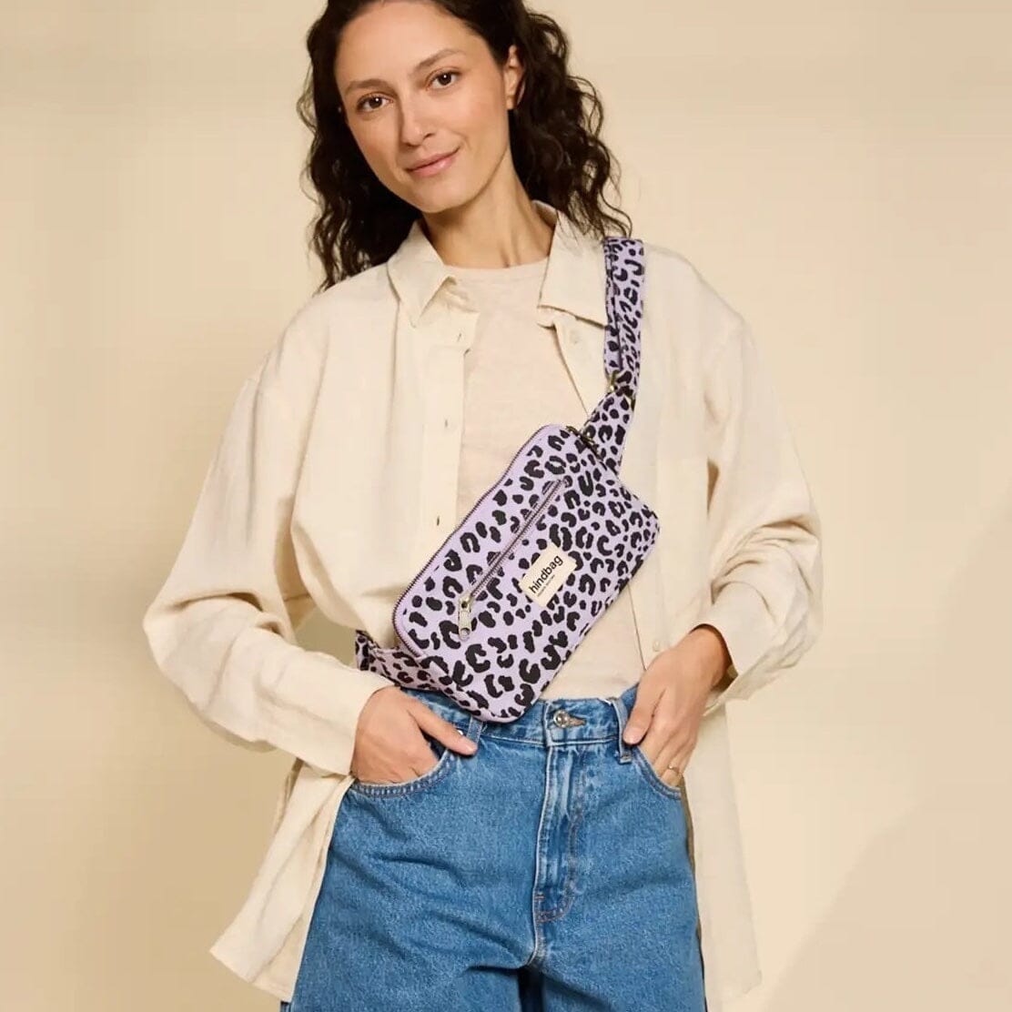 Fanny Pack "Harry" Bauchtaschen Hindbag Leo Flieder