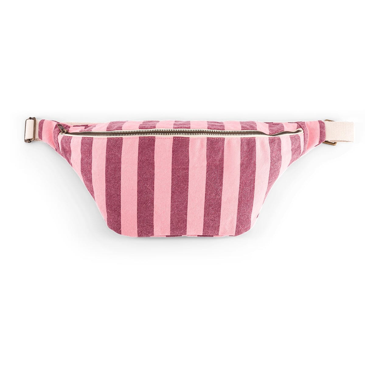 Fanny Pack "Streifen" Bauchtaschen Rose in April Flamingo