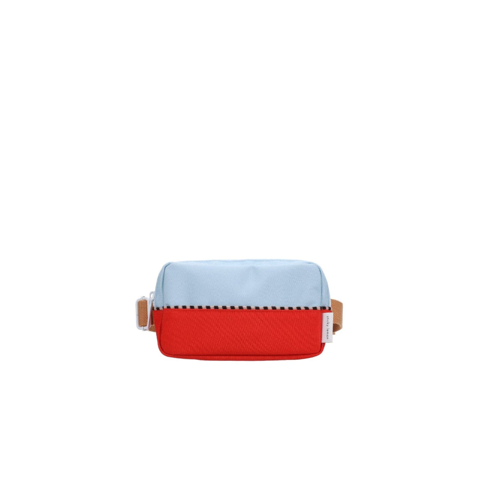 Fanny Pack "wonders of the deep sea-colorblocking" Bauchtaschen Sticky Lemon blue/red