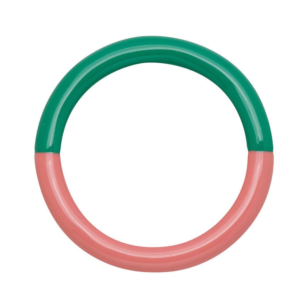 Fingerring "Double Color" Ring Lulu Copenhagen Light Green/Burnt Coral 52