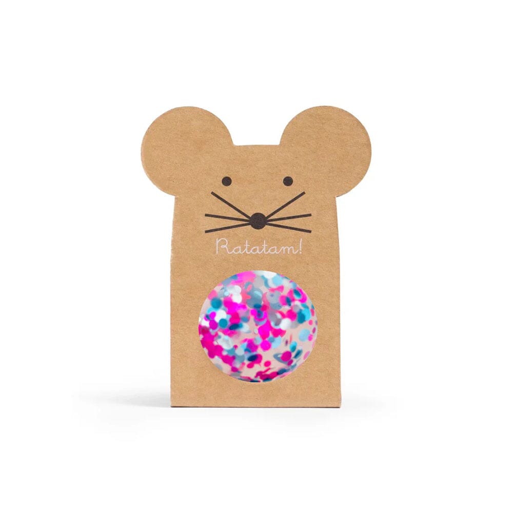 Flummi "Maus" Flummi Ratatam Multi blau/rosa