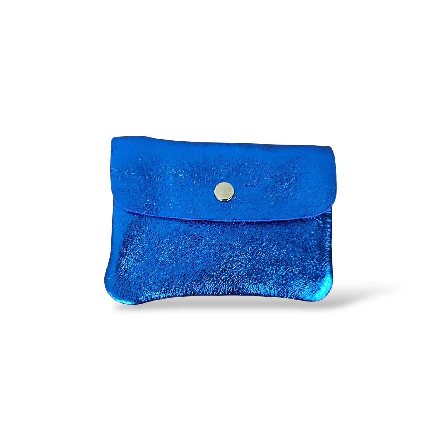 Geldbeutel Mini "Metallisches Leder" Geldbeutel Royal Marais Blau