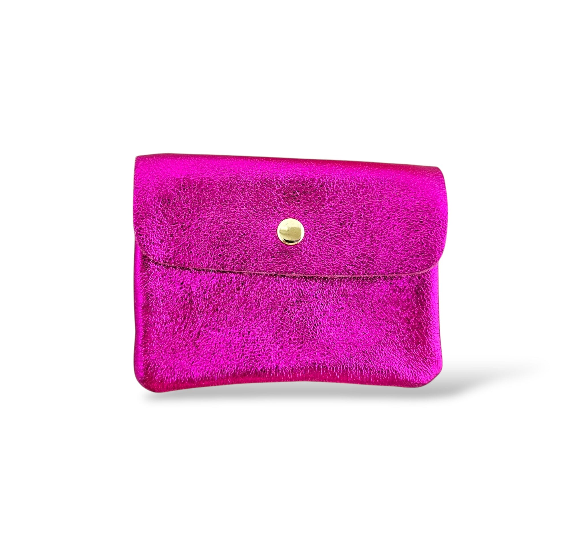 Geldbeutel Mini "Metallisches Leder" Geldbeutel Royal Marais Pink