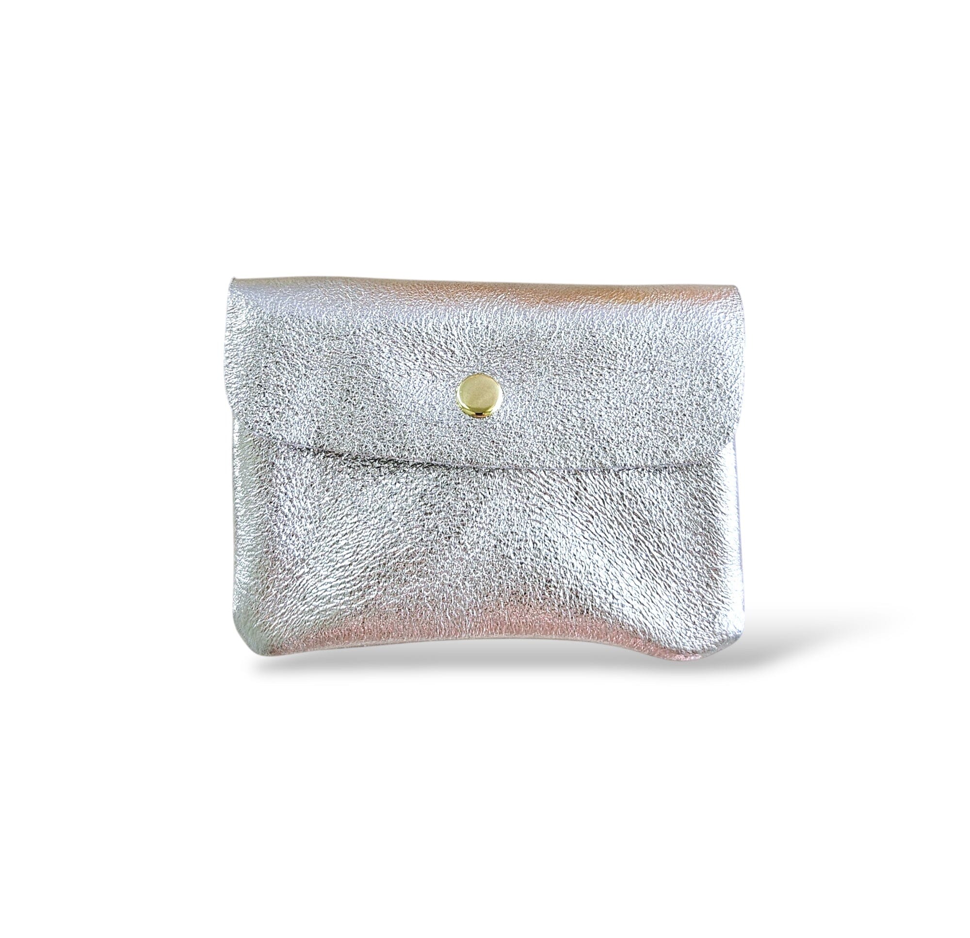 Geldbeutel Mini "Metallisches Leder" Geldbeutel Royal Marais Silber