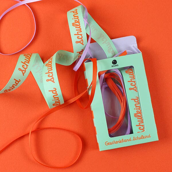 Geschenkband-Set "Schulkind" Armband ava&yves
