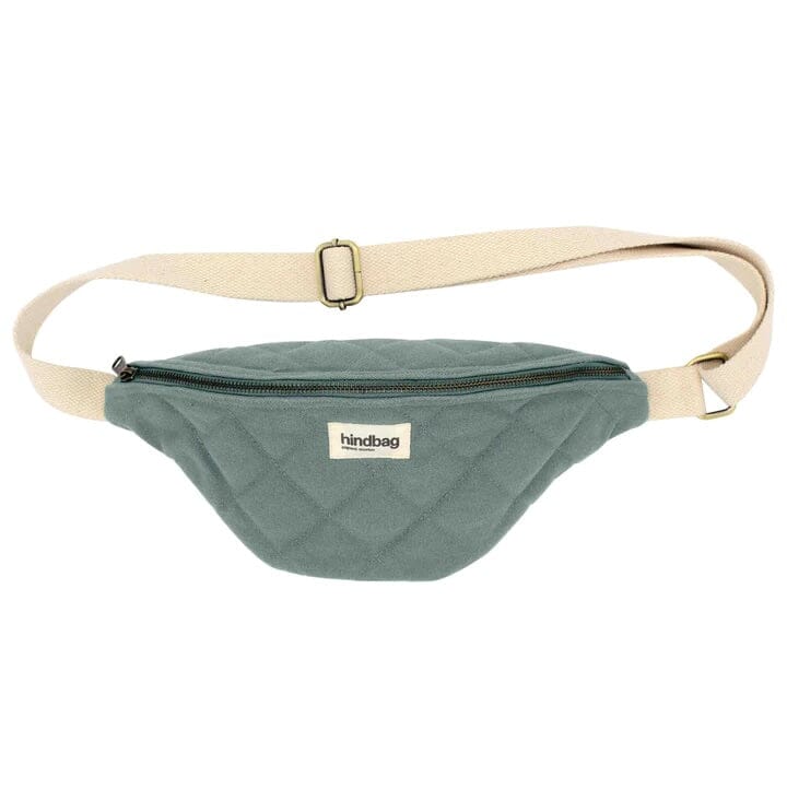 Gesteppte Fanny Pack "Olivia" Bauchtaschen Hindbag Jade