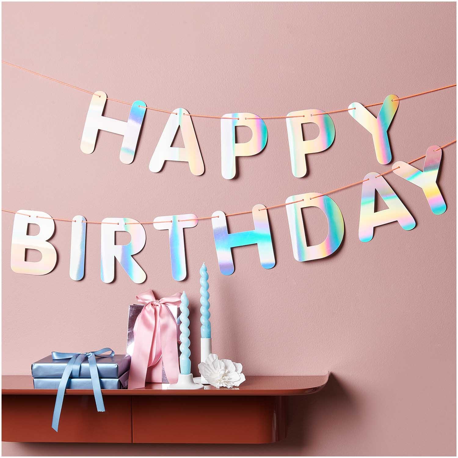 Girlande "Happy Birthday" Rico Design Irisierend