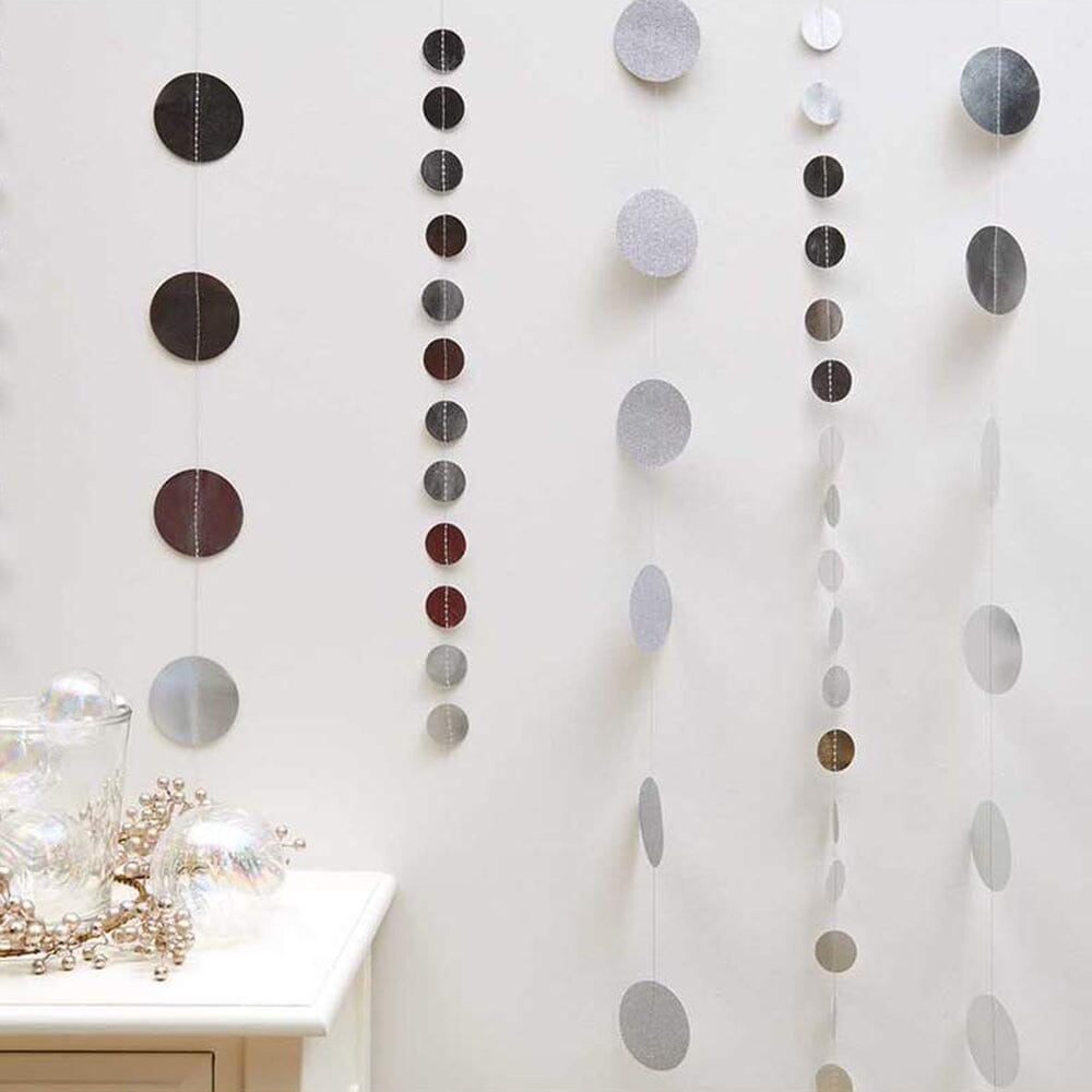 Girlande "Kreise silber" Girlande Rico Design