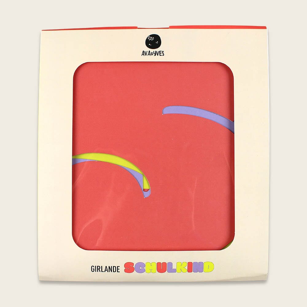 Girlande "Schulkind Regenbogen" Girlande ava&yves