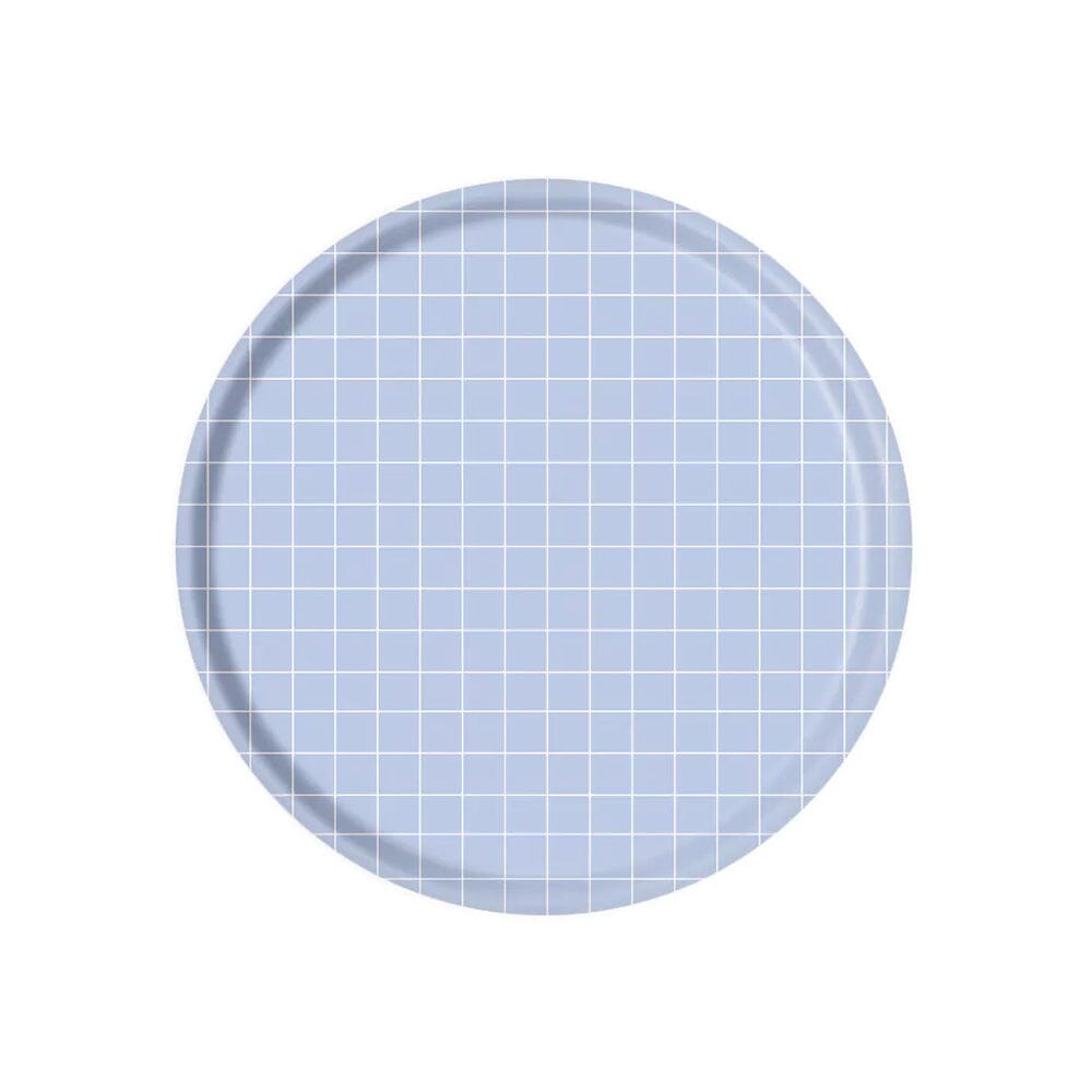 Großes Tablett "Grid Blau" Nuukk 