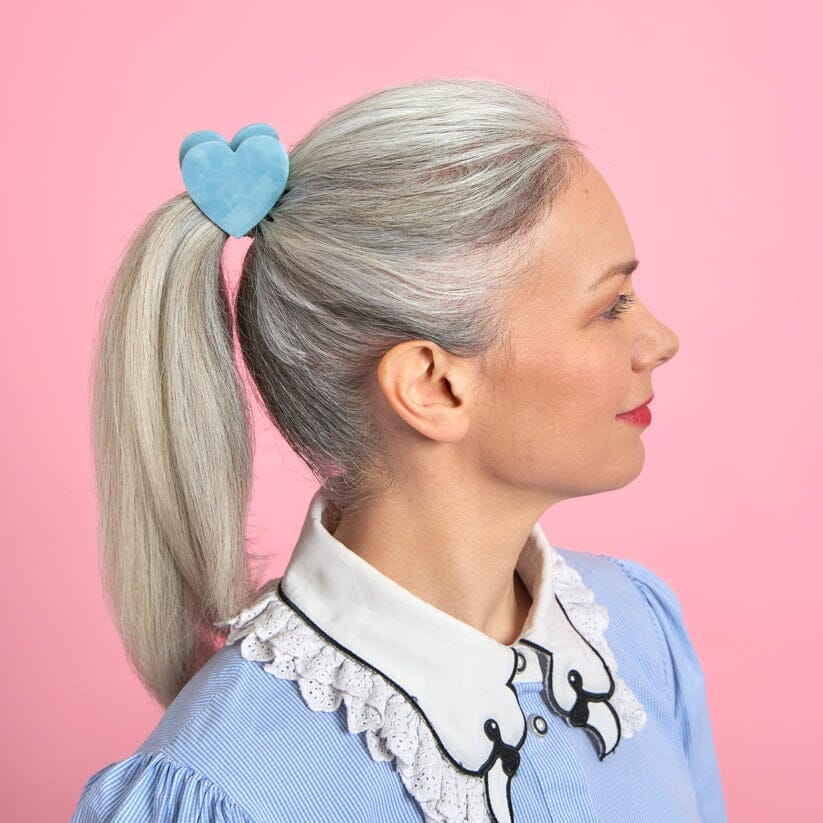 Haarklammer "Herz blau" Haaraccessoires Coucou Suzette