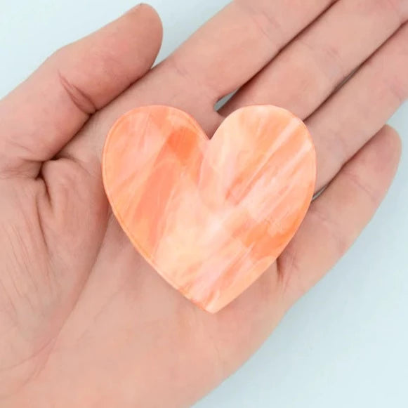 Haarklammer "Herz rosa" Haaraccessoires Coucou Suzette