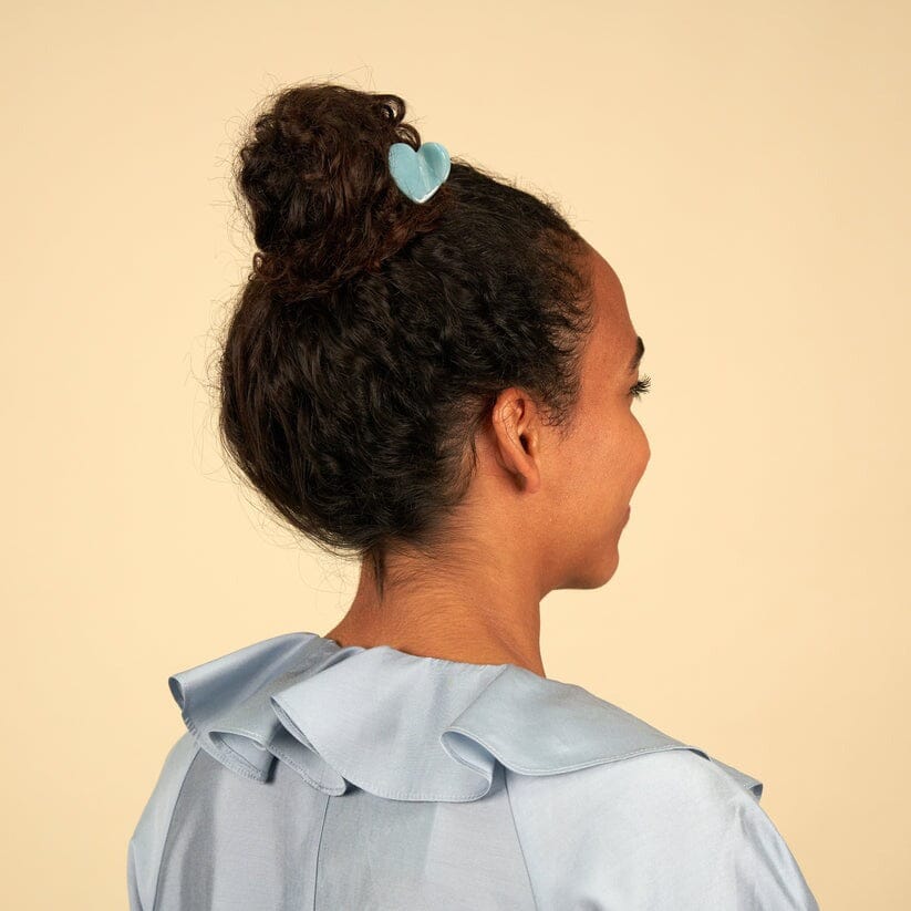 Haarklammer "Mini Herz blau" Haaraccessoires Coucou Suzette