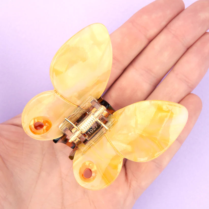 Haarklammer "Schmetterling gelb" Haaraccessoires Coucou Suzette