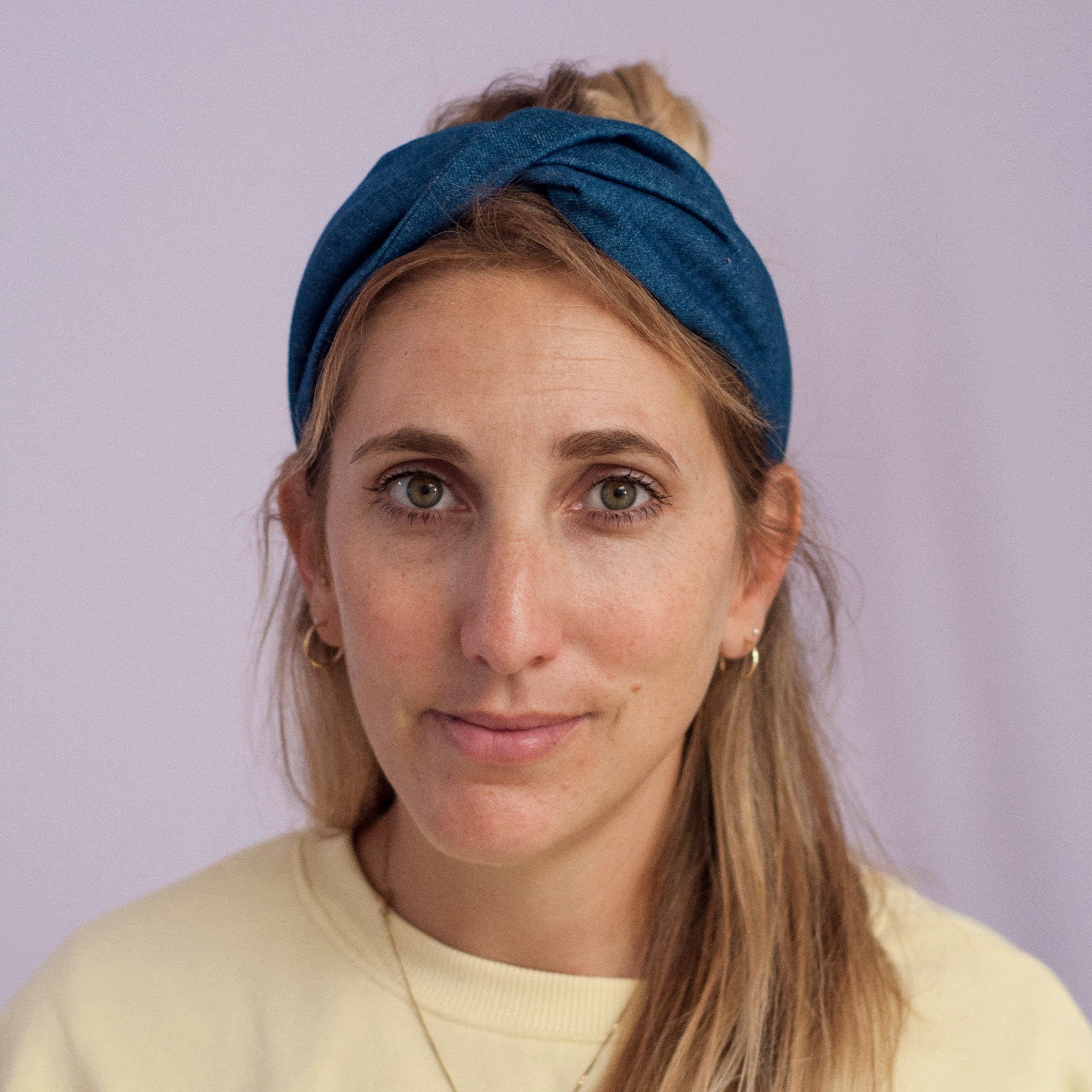 Haarreif "Denim Twist" Haarreif Diadema