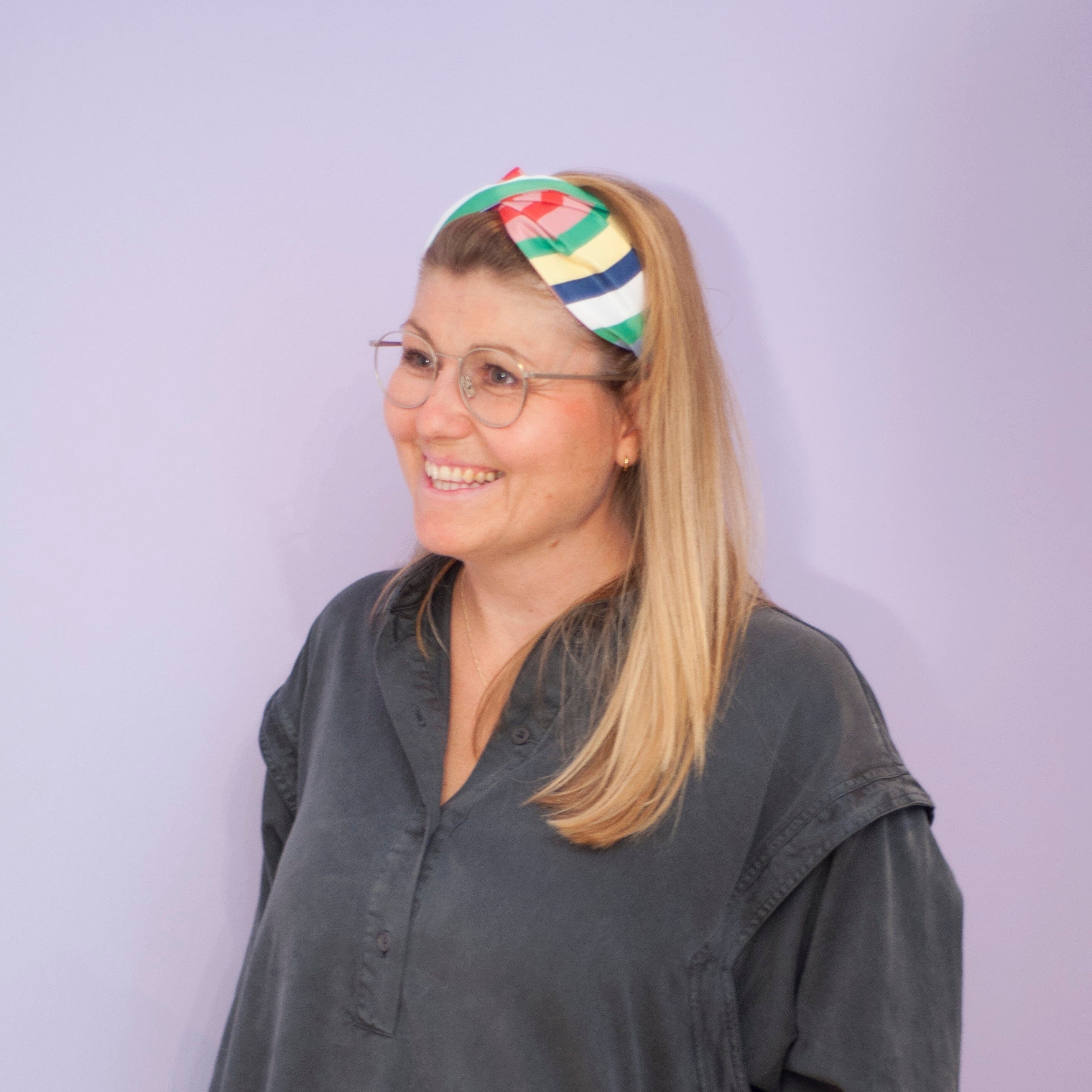 Haarreif "Rainbow Twist" Haarreif Diadema