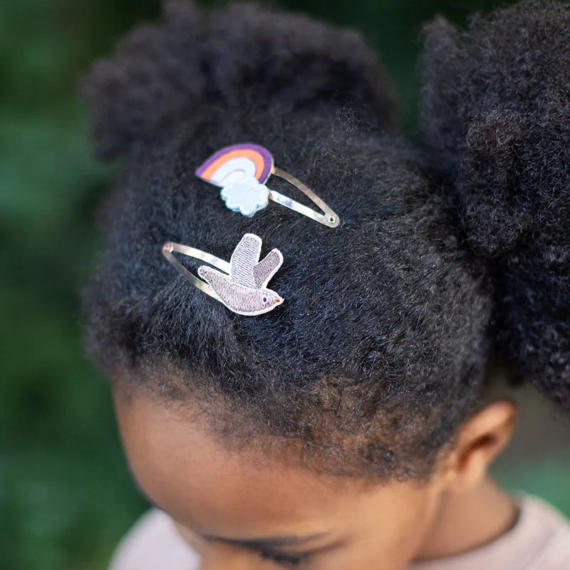 Haarspangen "Regenbogen Vogel" Haaraccessoires Halfbird
