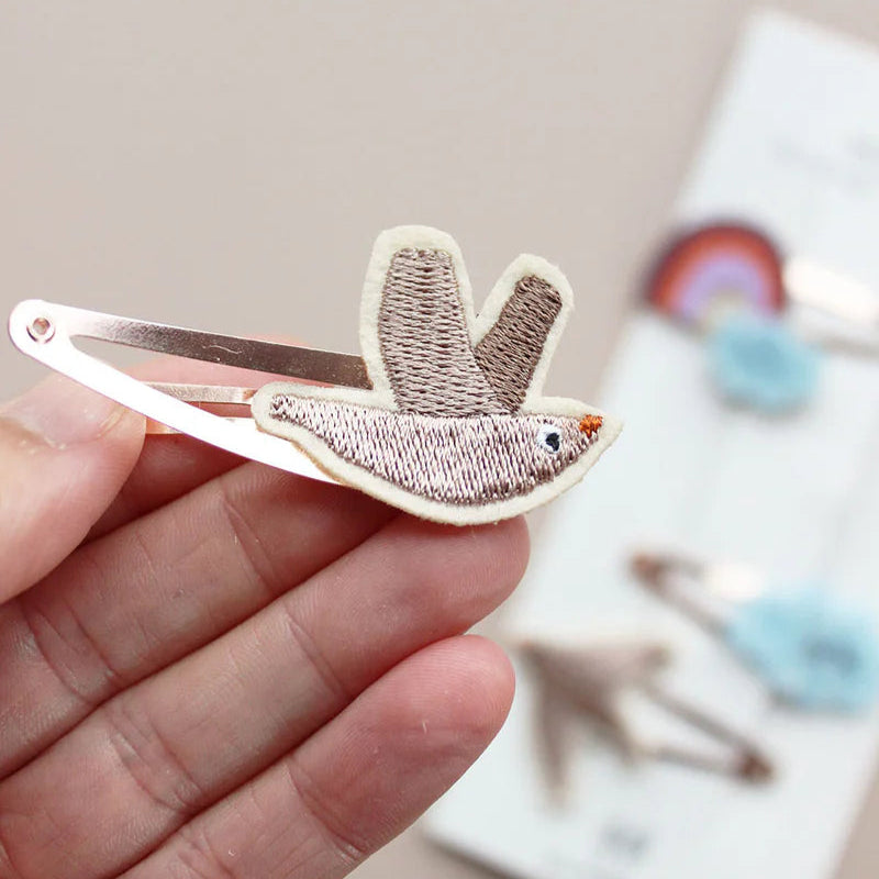 Haarspangen "Regenbogen Vogel" Haaraccessoires Halfbird