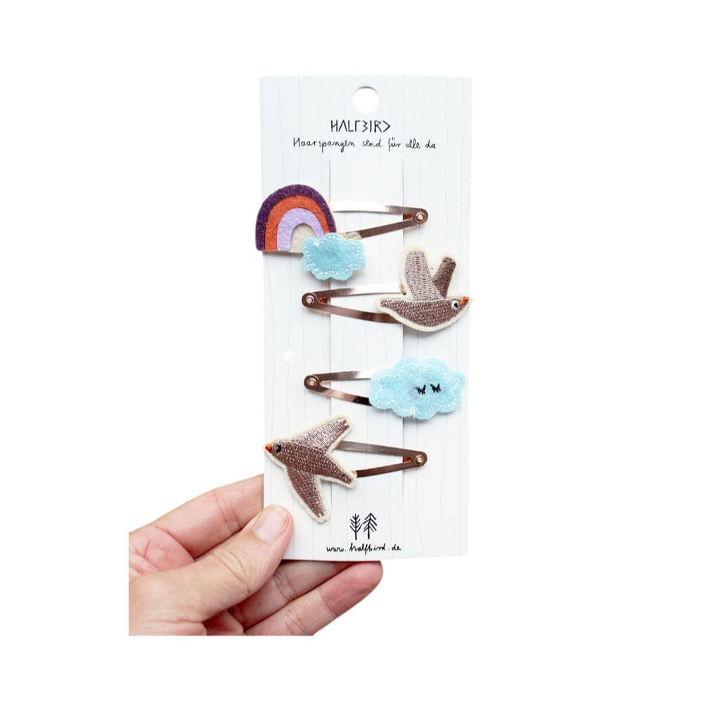 Haarspangen "Regenbogen Vogel" Haaraccessoires Halfbird
