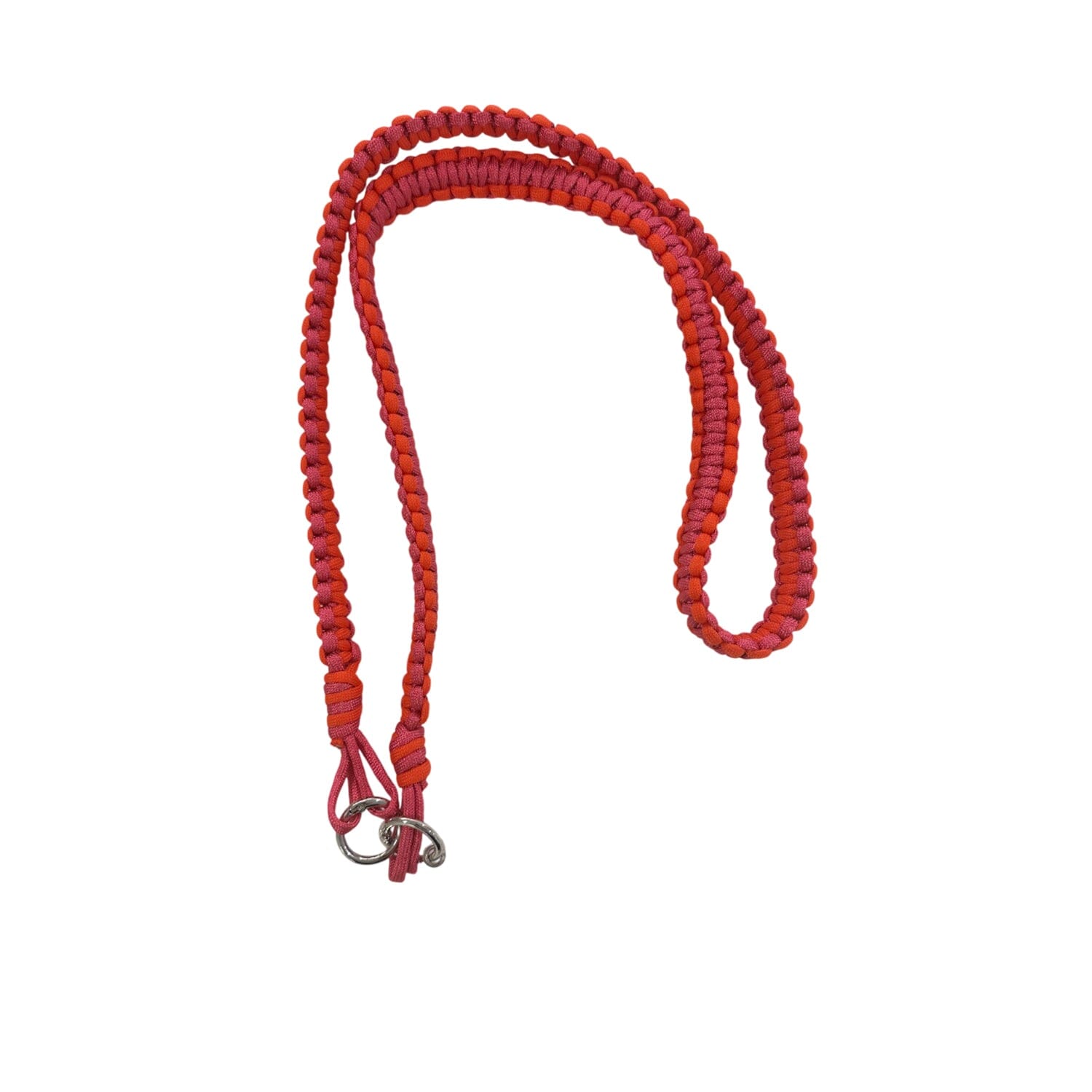 Handyband lang "geknüpft" Handykette LOT83 Rot-Pink