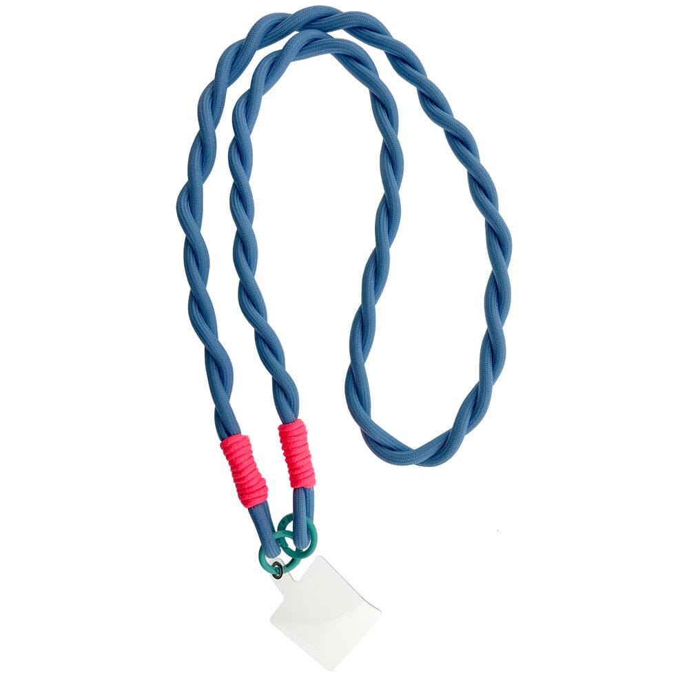 Handyband "lang" Handykette LOT83 Blau-Pink