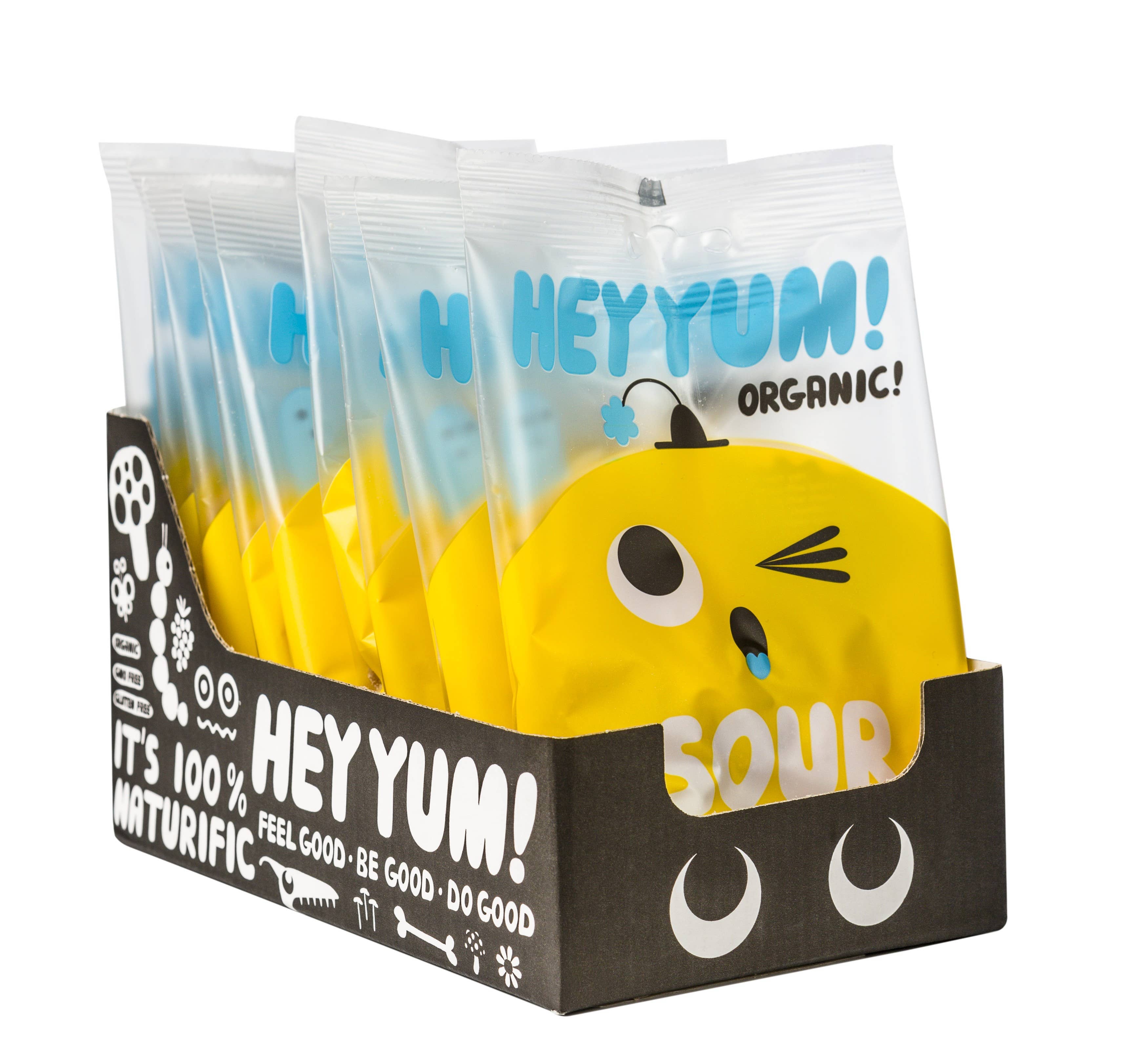 HEY LECKER! Sour Flower - Bio-Sauerfruchtgummis, 100 g HEY YUM!