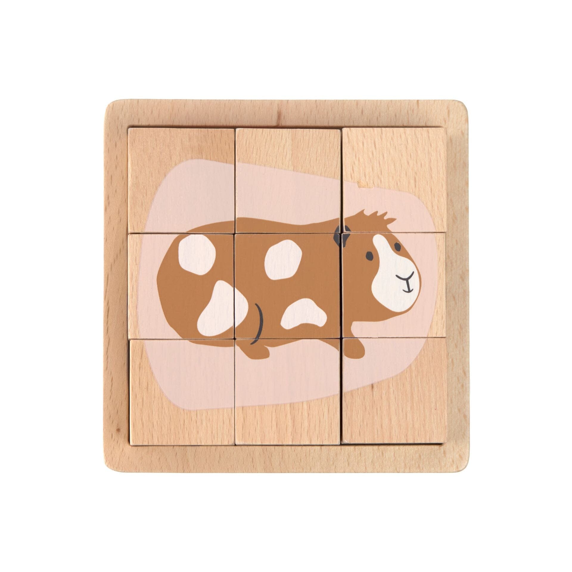 Holzpuzzle "Little Mateys" Motorikspielzeug Lässig