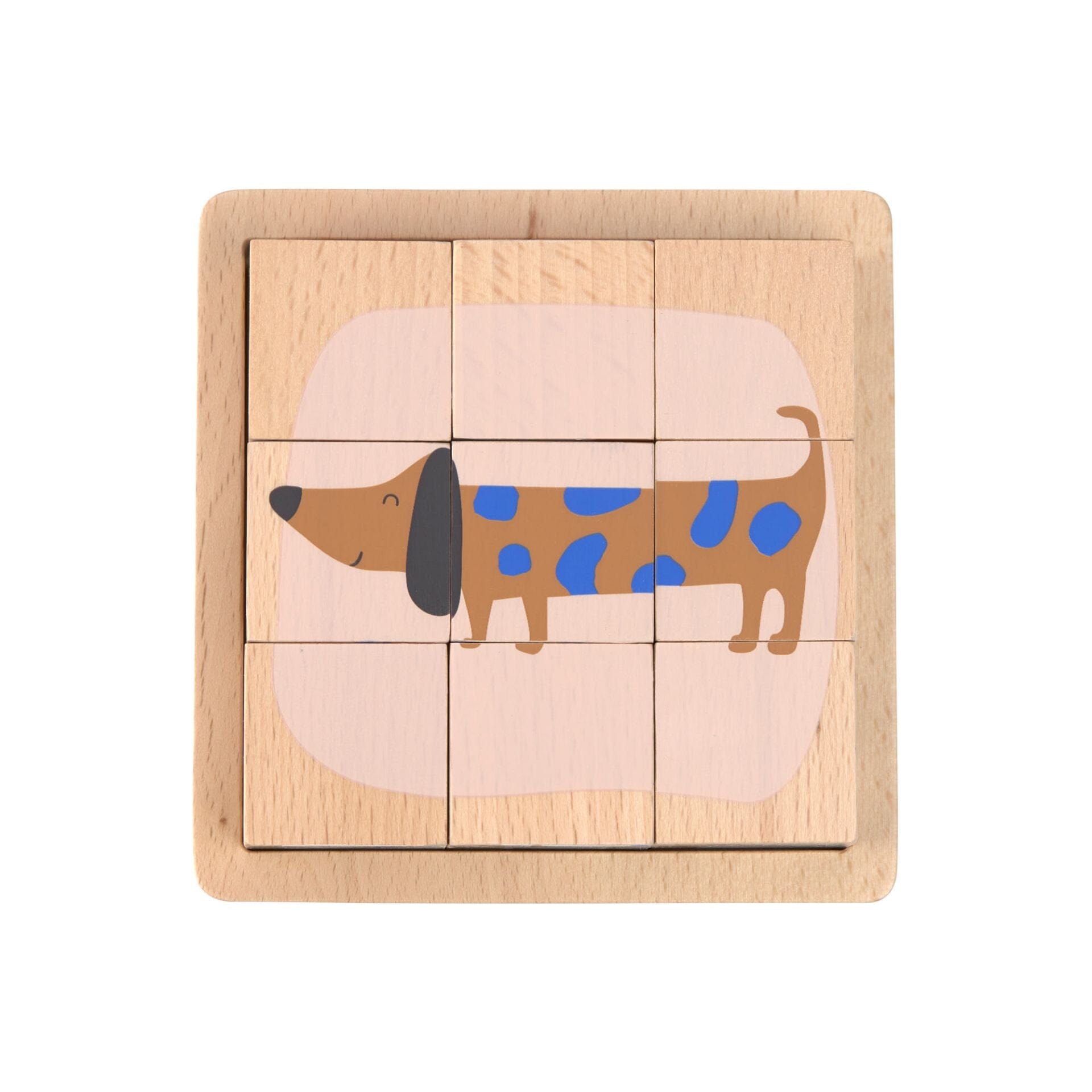 Holzpuzzle "Little Mateys" Motorikspielzeug Lässig