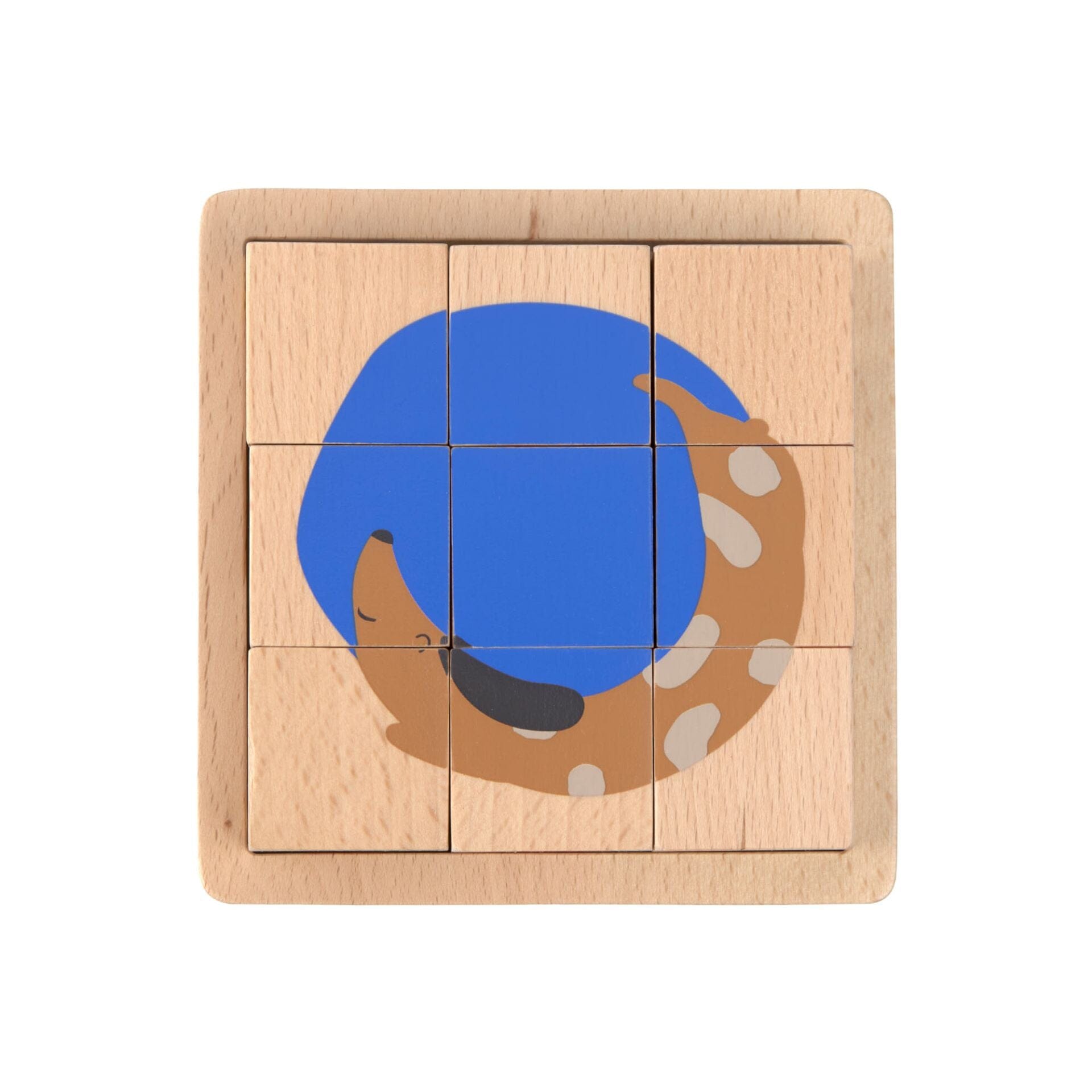 Holzpuzzle "Little Mateys" Motorikspielzeug Lässig