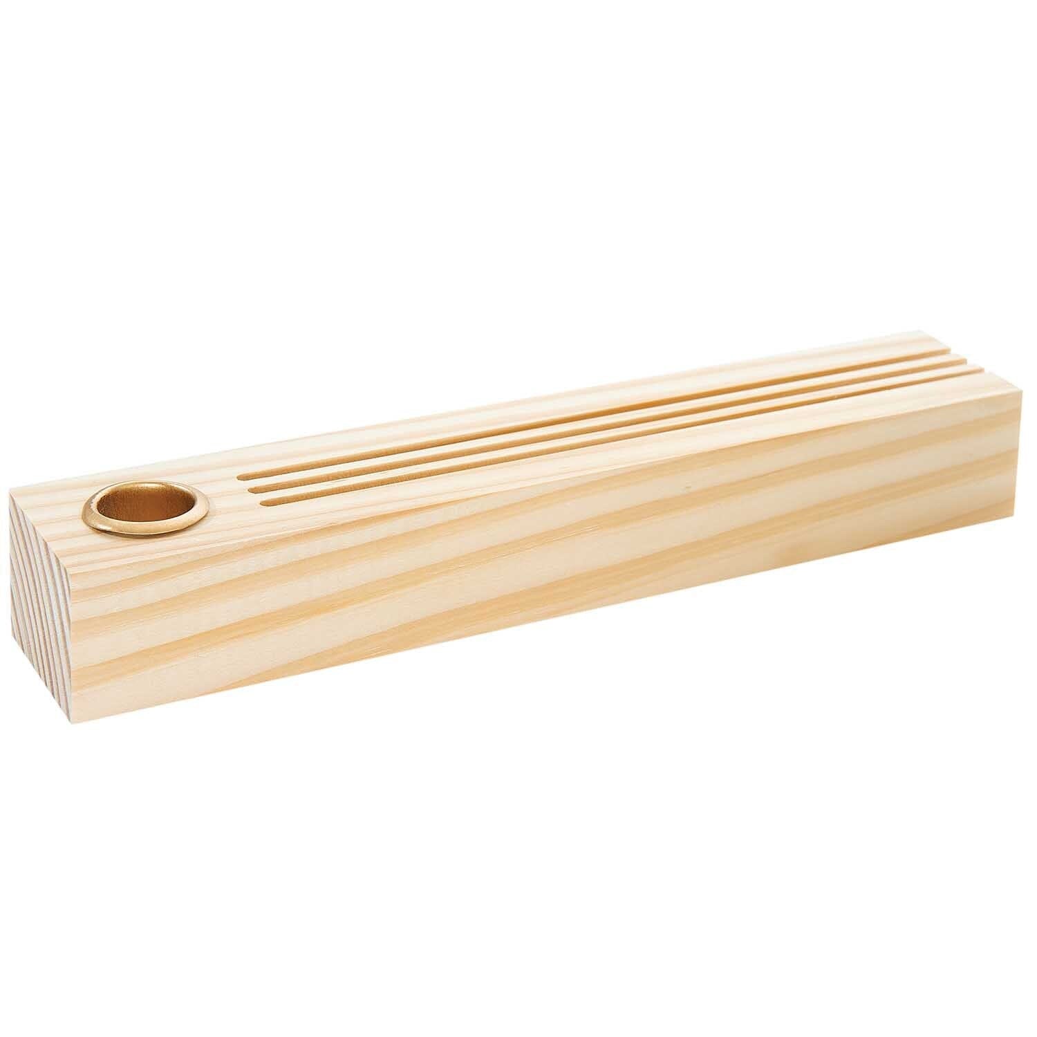 Holzständer "Kerze" Kalender Rico Design