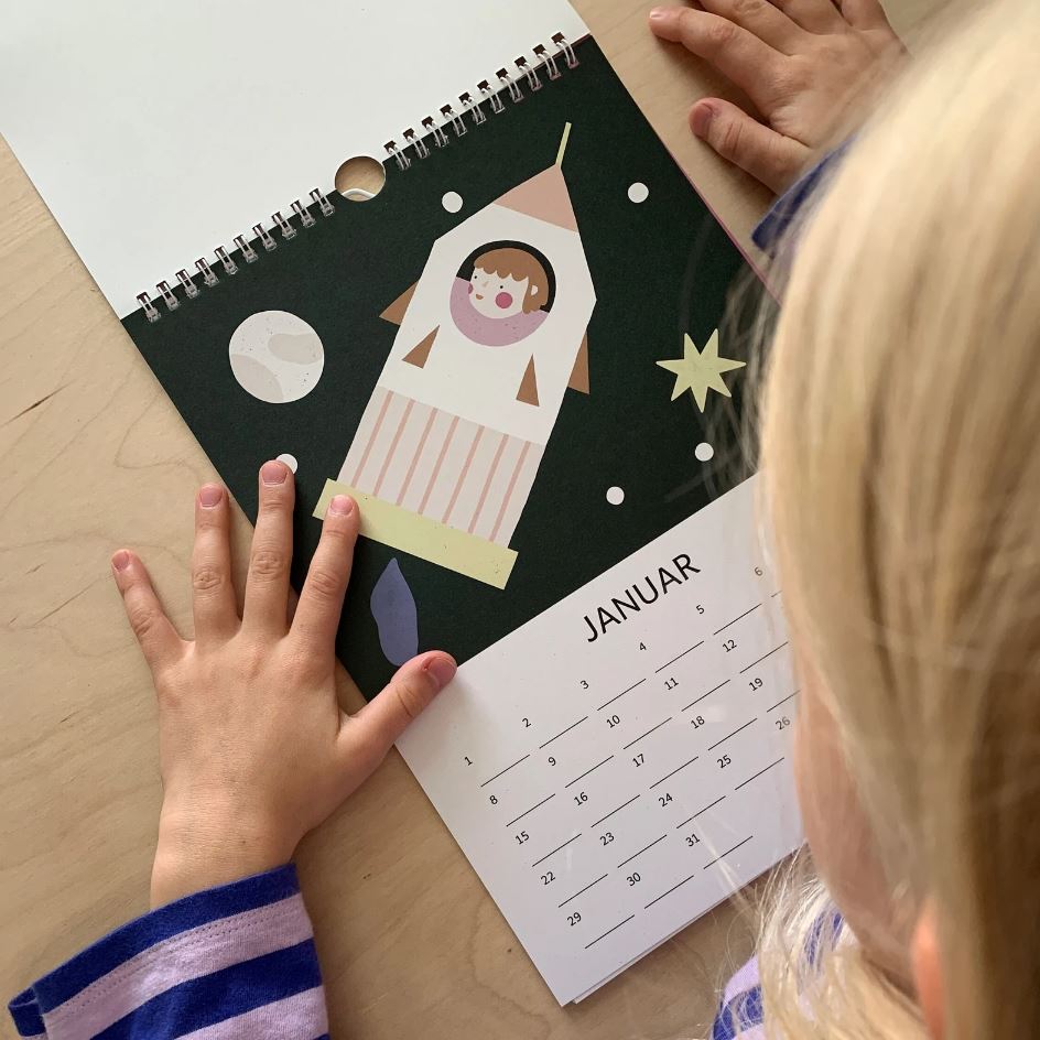 Immerwährender Kalender für Kinder Kalender Jane Holtewert
