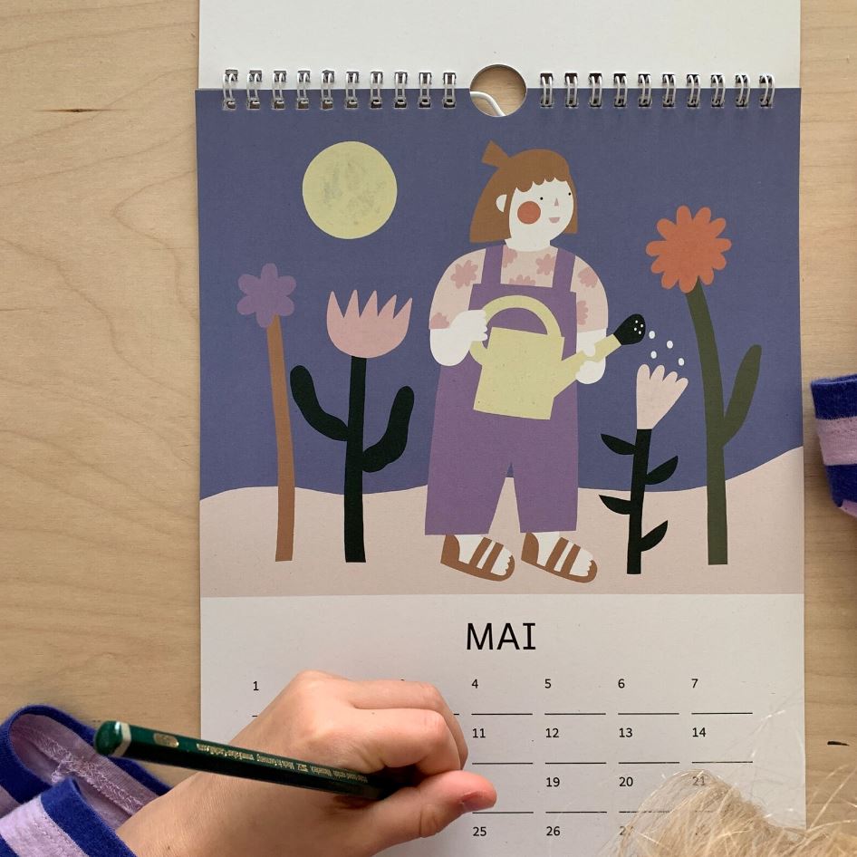 Immerwährender Kalender für Kinder Kalender Jane Holtewert
