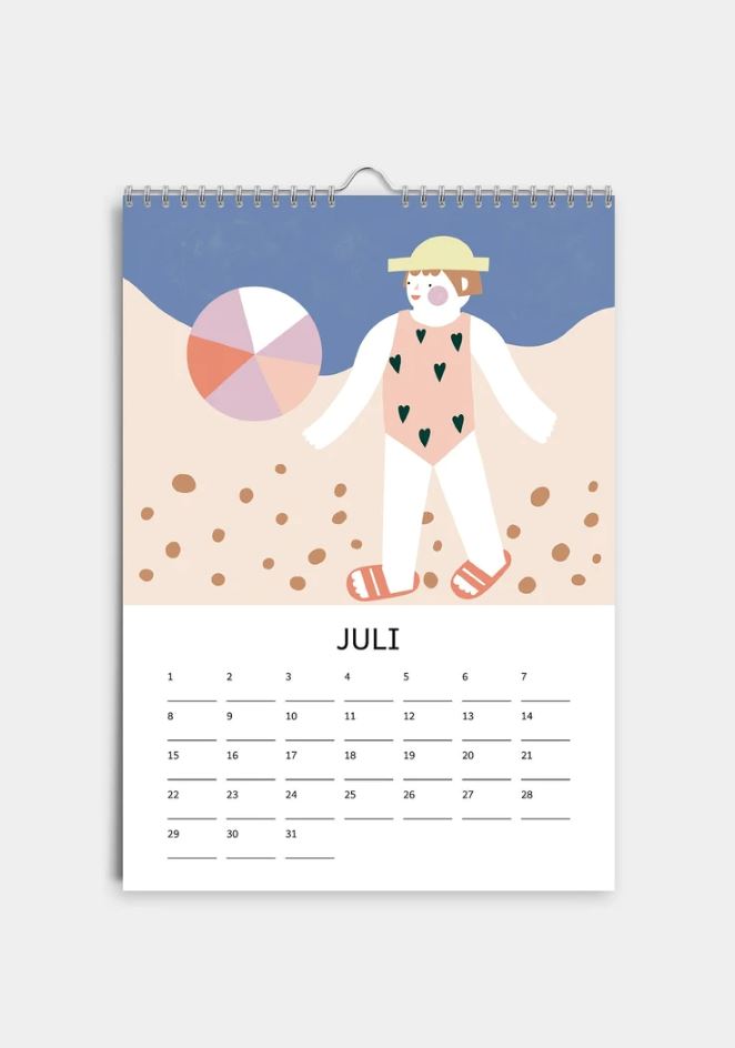 Immerwährender Kalender für Kinder Kalender Jane Holtewert