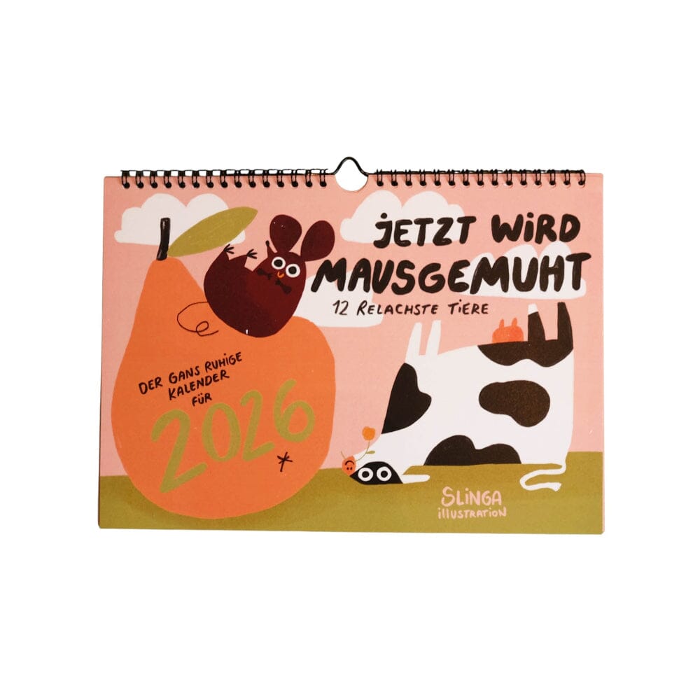Jahreskalender "Der Faule Kalender 2026" Kalender Slinga Illustration