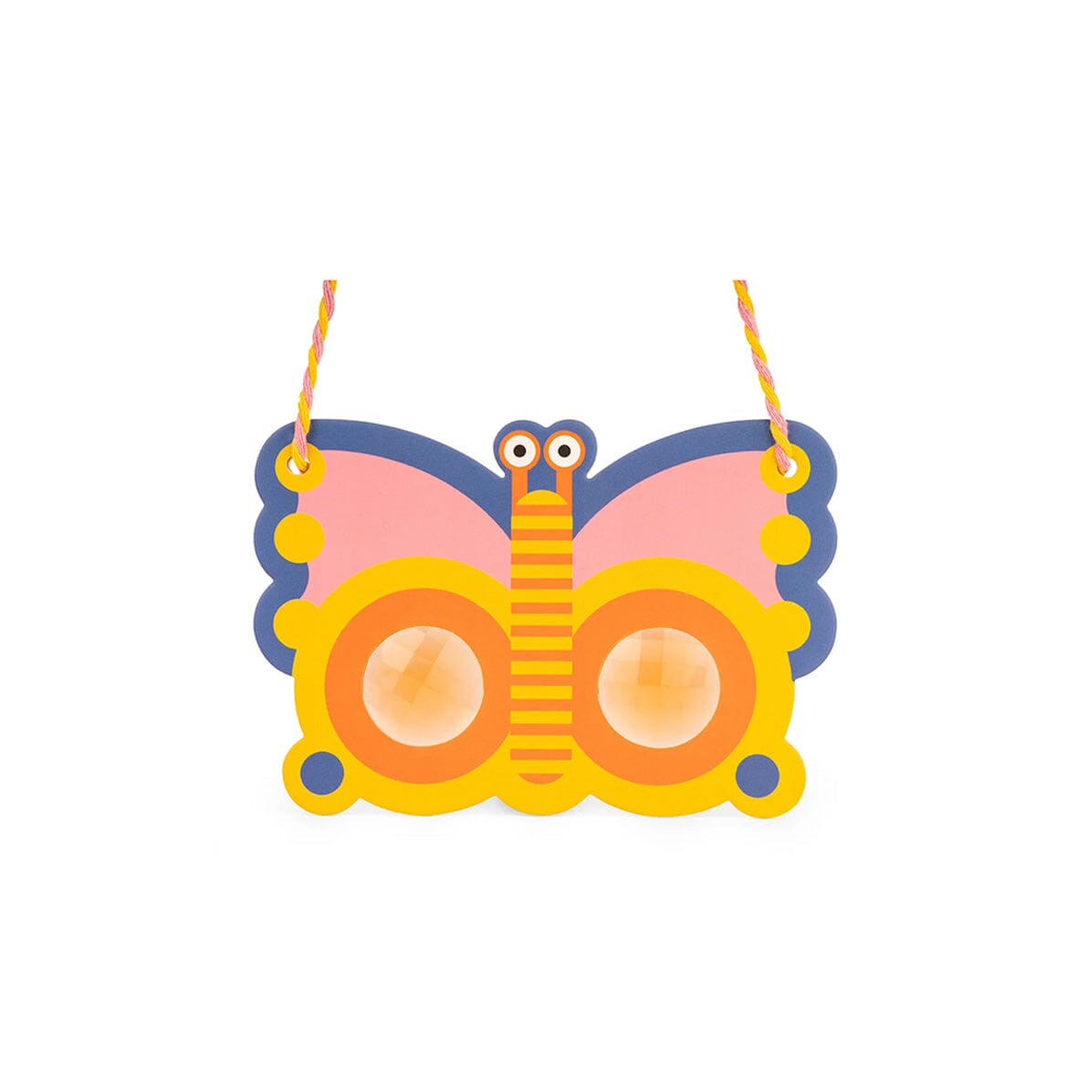 Kaleidoskop "Butterfly" Motorikspielzeug KIKKERLAND rosa/gelb