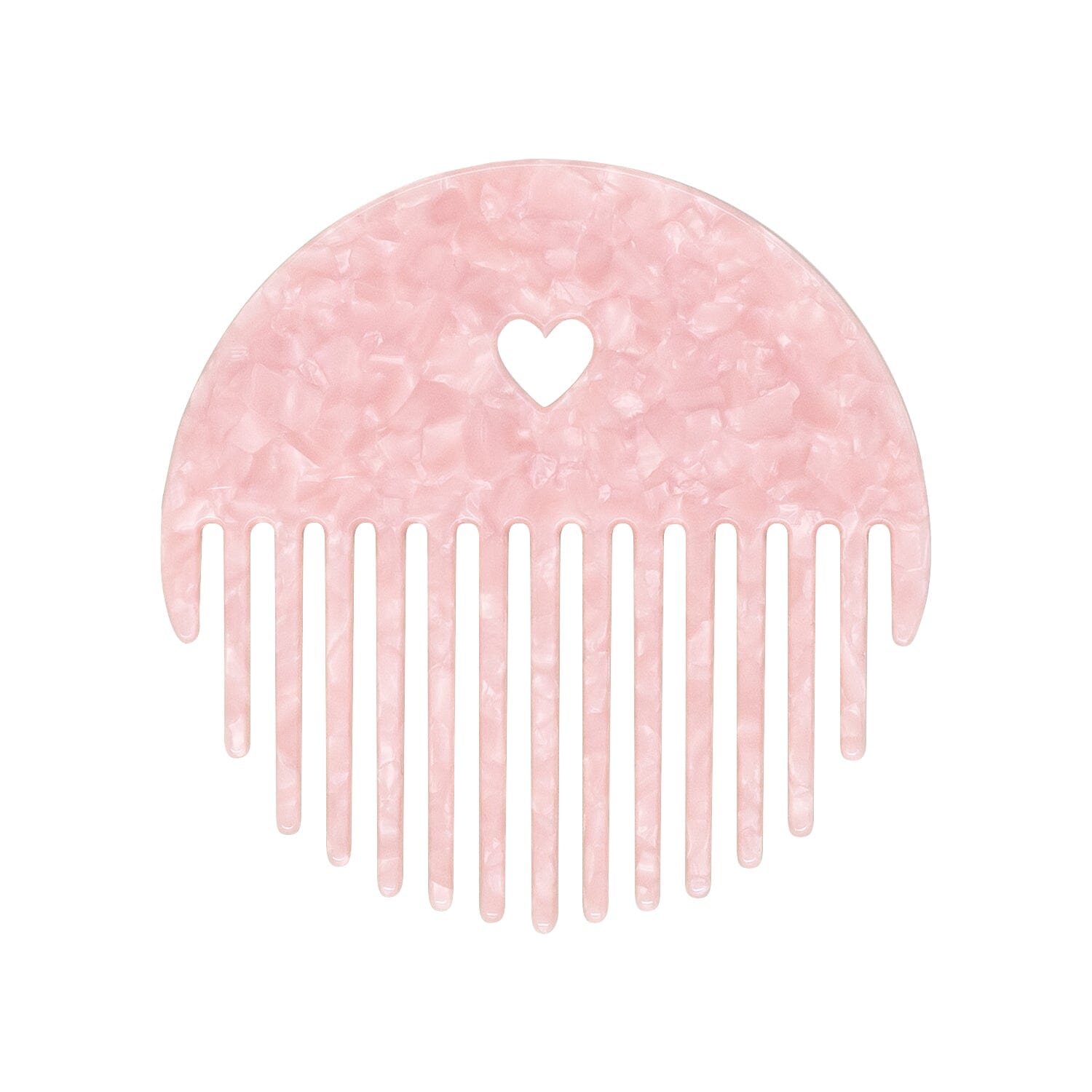 Kamm "Herz" Haaraccessoires Eulenschnitt Rosa