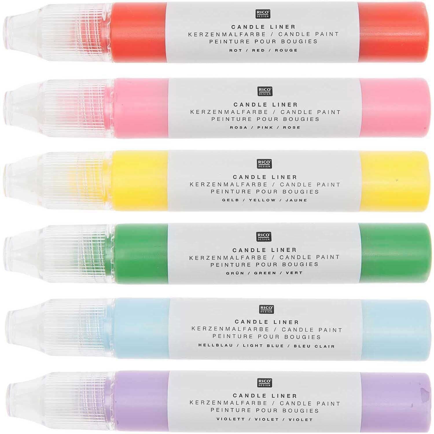 Kerzenmalfarbe "Regenbogen" Kerzenmalfarbe Rico Design