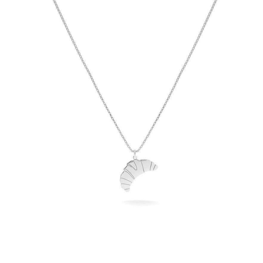 Kette Croissant Kette Jukserei Silber