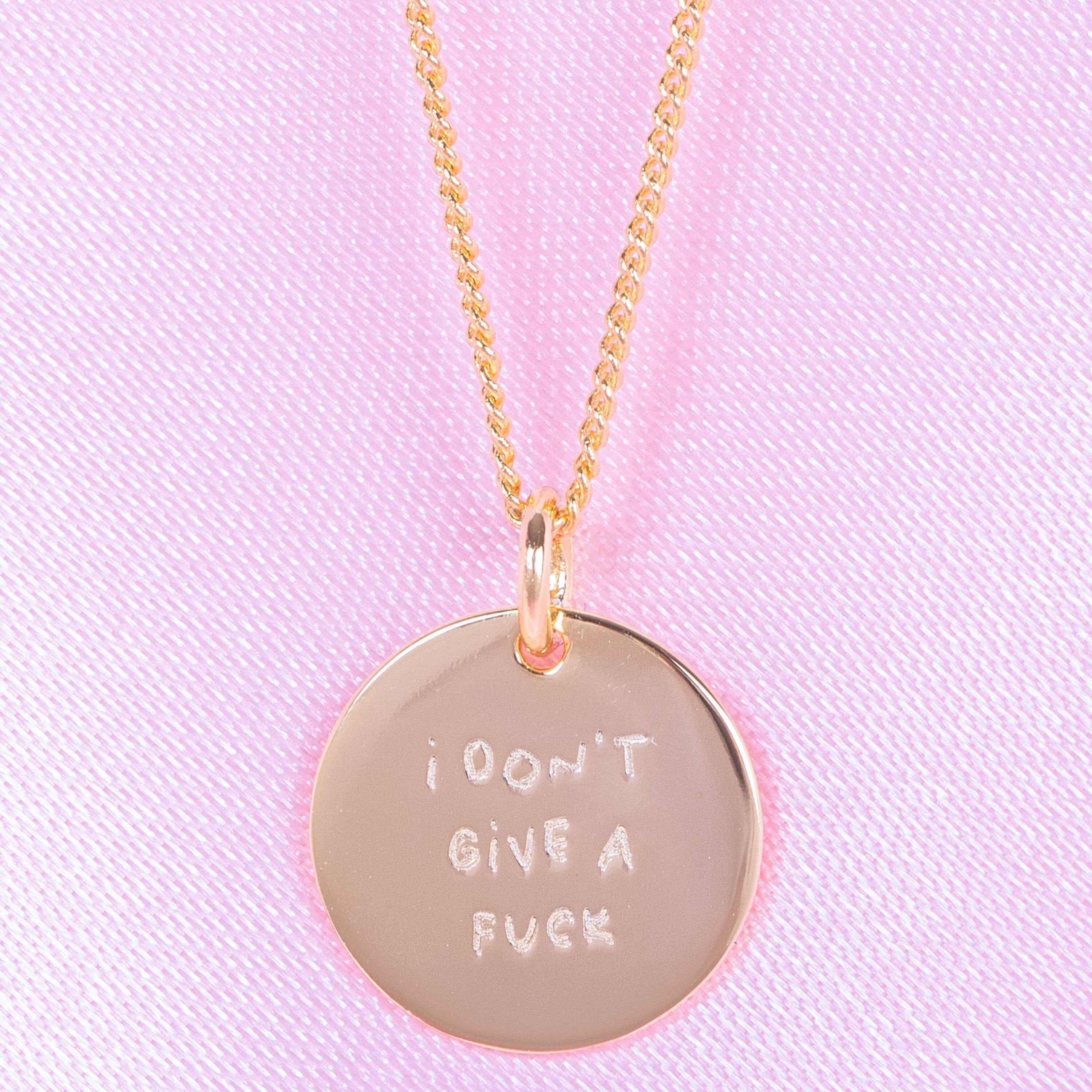 Kette "I Don't Give A Fuck" Kette Frau Hansen