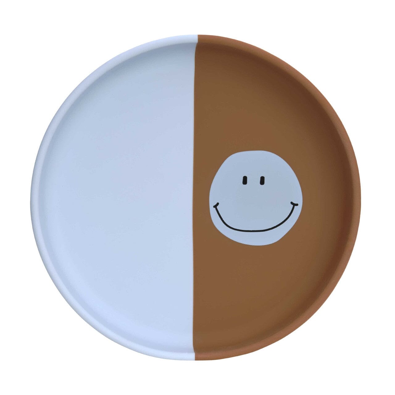 Kinderteller Silikon "Smiley" Becher Lässig