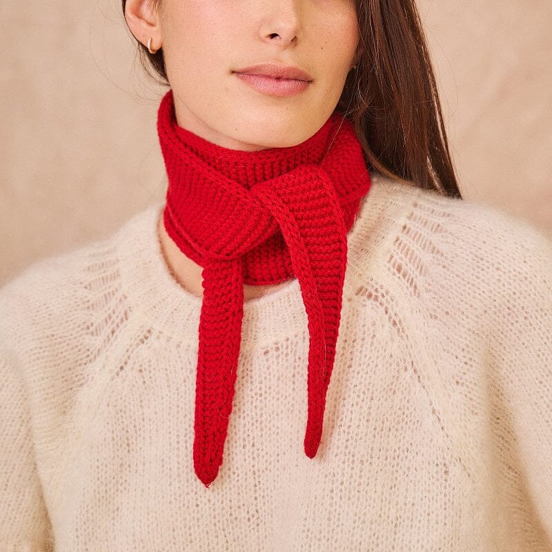 Kleiner Schal "Sofie" Schal Mini Calie Paris Rot