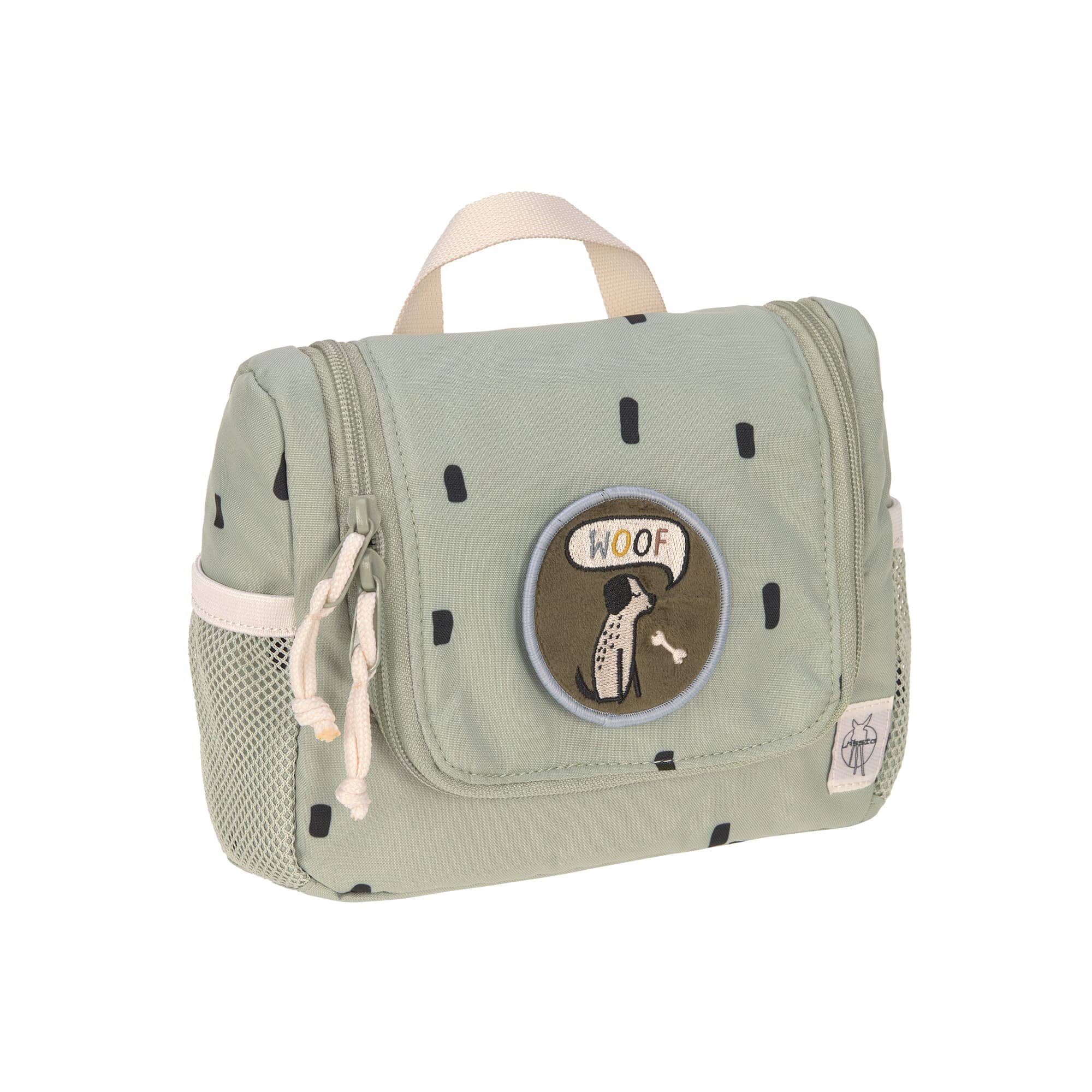 Kosmetiktasche "Happy Prints" Kosmetiktasche Lässig Oliv