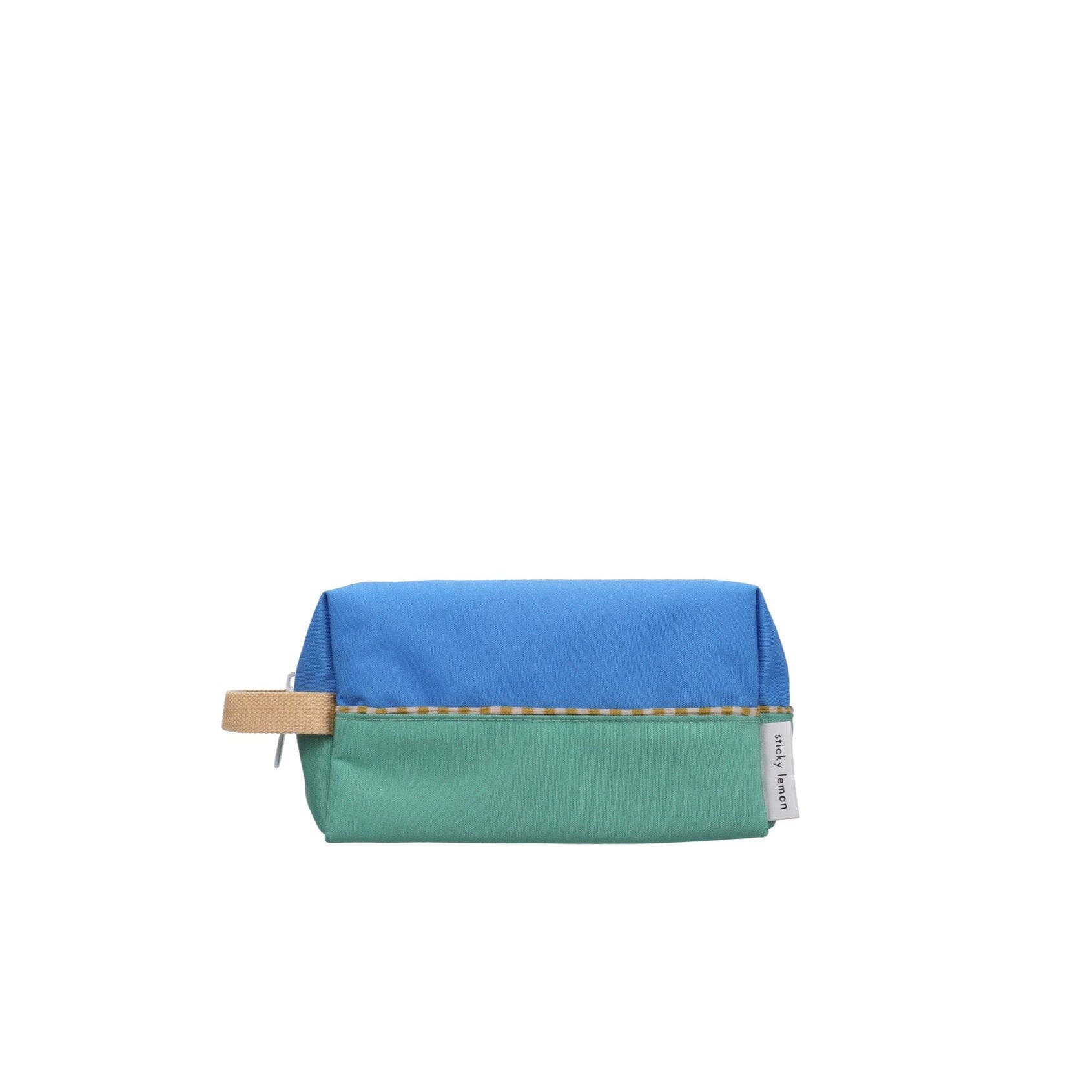 Kosmetiktasche "wonders of the deep sea-colorblocking" Kosmetiktasche Sticky Lemon blue/green