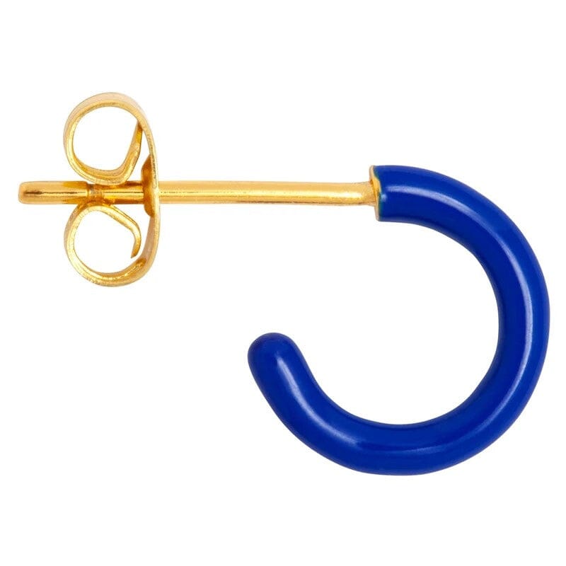 Kreole "Color Hoop" - 1 Stück Ohrringe Lulu Copenhagen Dazzling Blue
