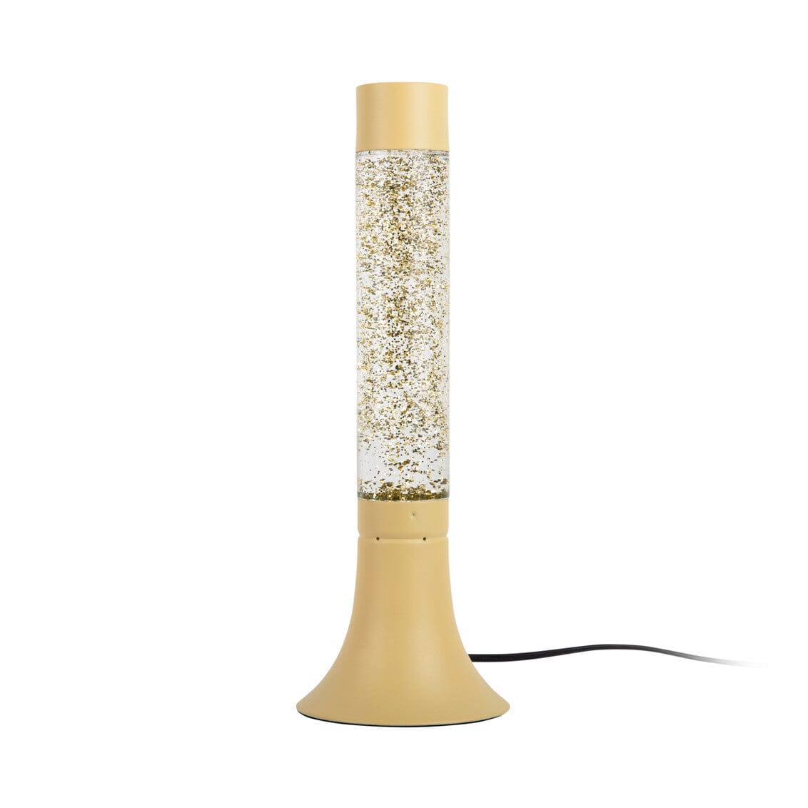 Lavalampe "Astro Glitter" Lampe Present Time Gelb