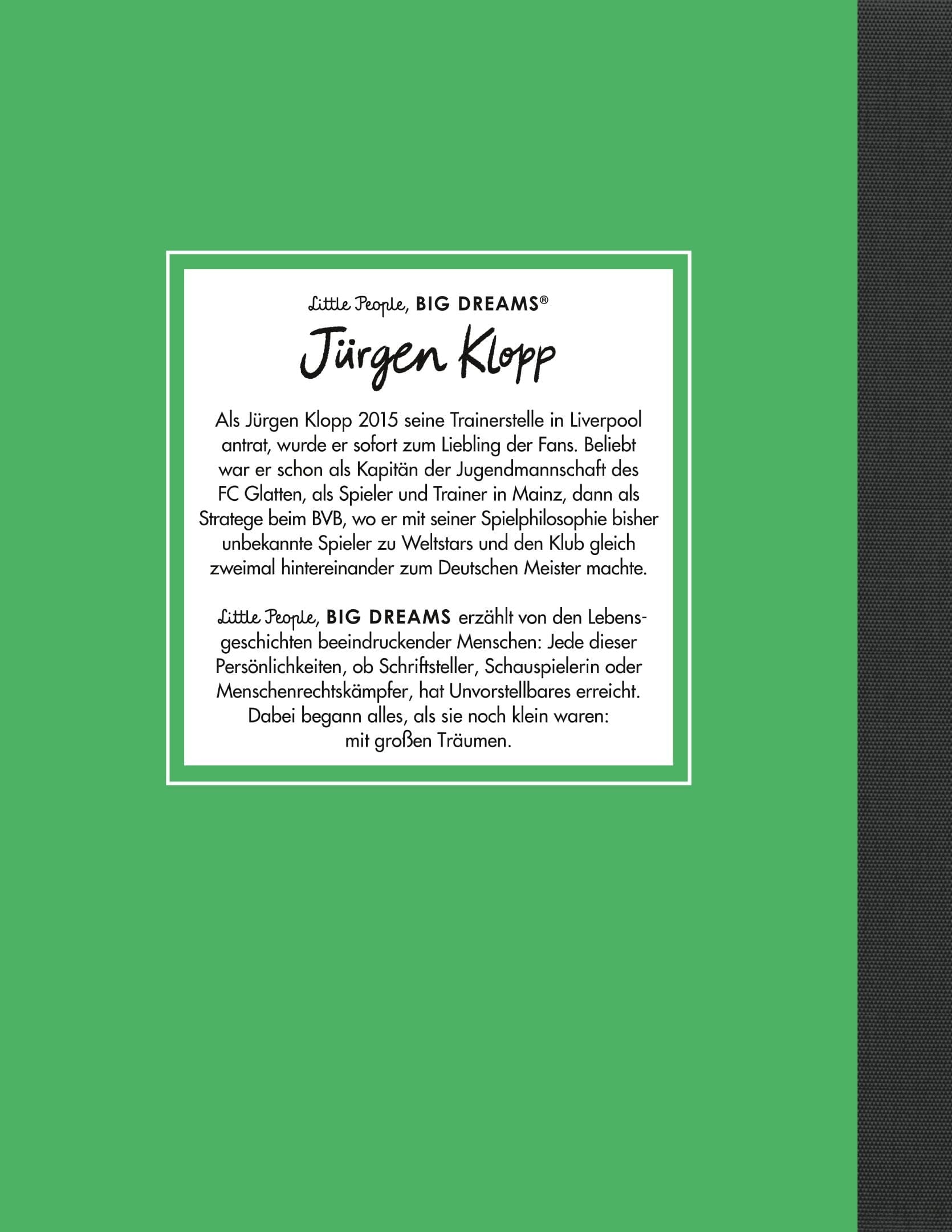 Little People, Big Dreams "Jürgen Klopp" Buch Insel Verlag